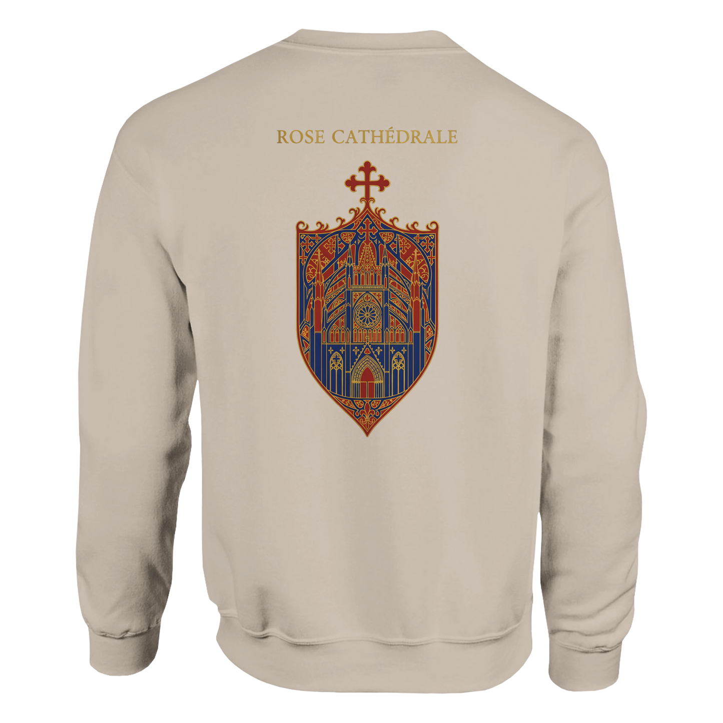 Sweat-shirt Femme Rose Cathédrale – Confort et Style Classique