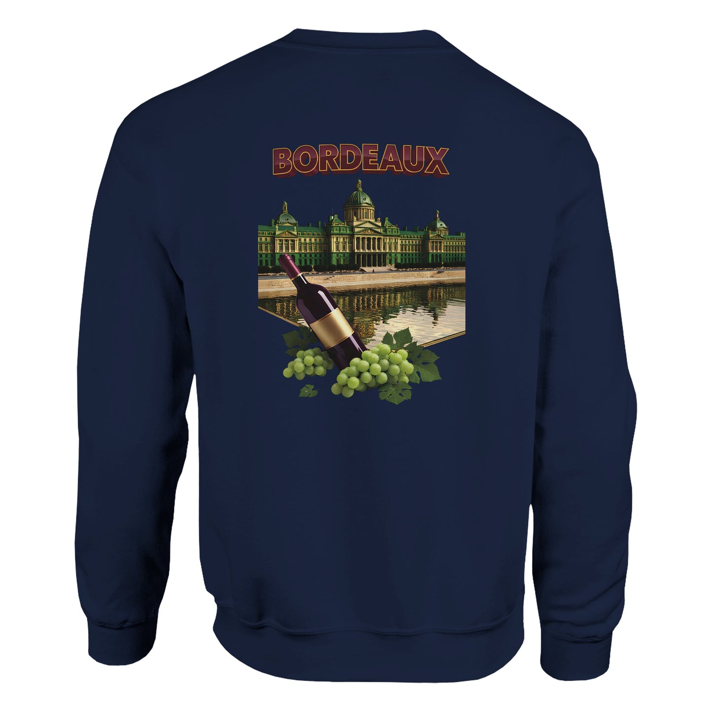 Sweat-shirt Unisexe Bordeaux Ville de France – Classique et Confortable