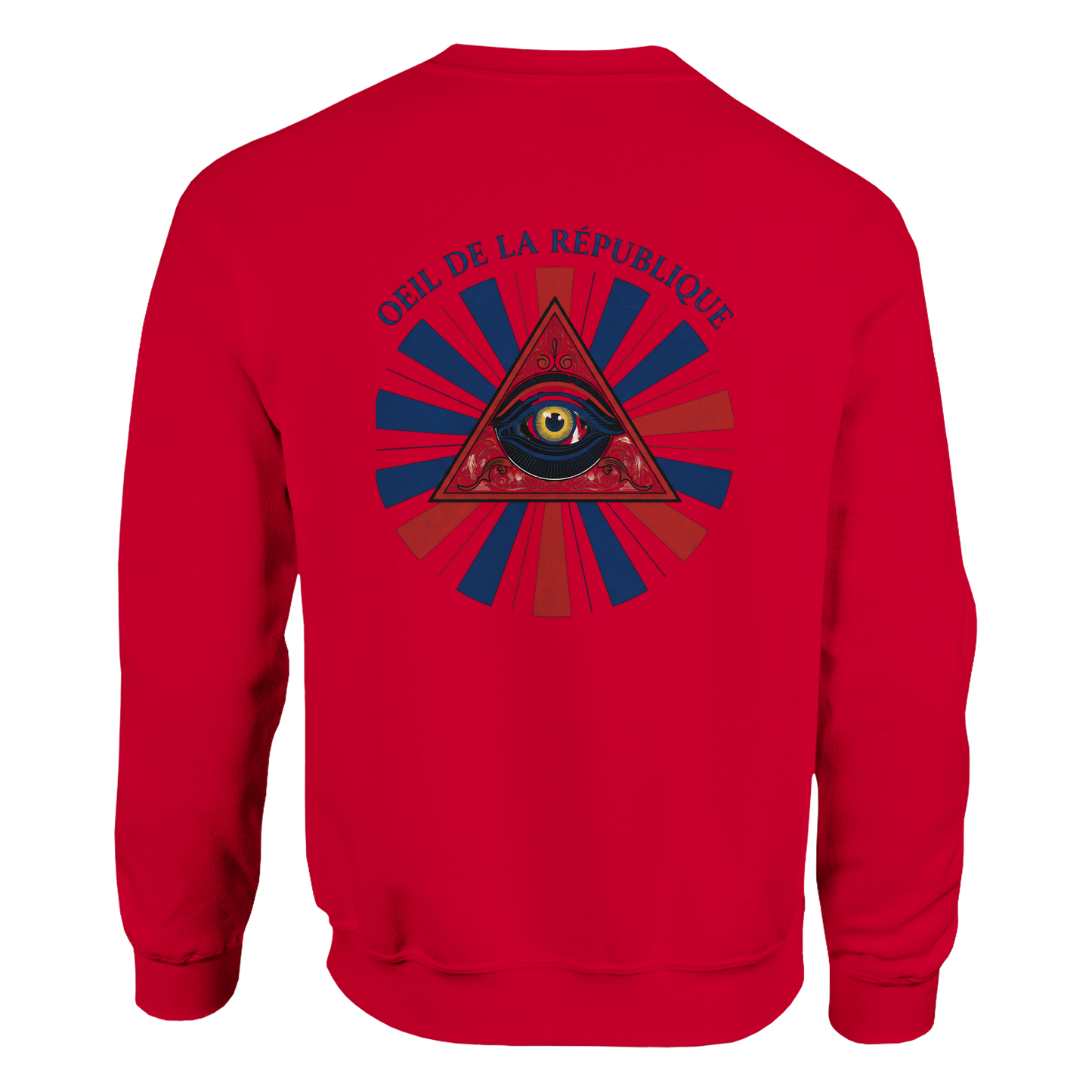 Sweat-shirt Homme Œil de la République - Confort Premium et Design Graphique