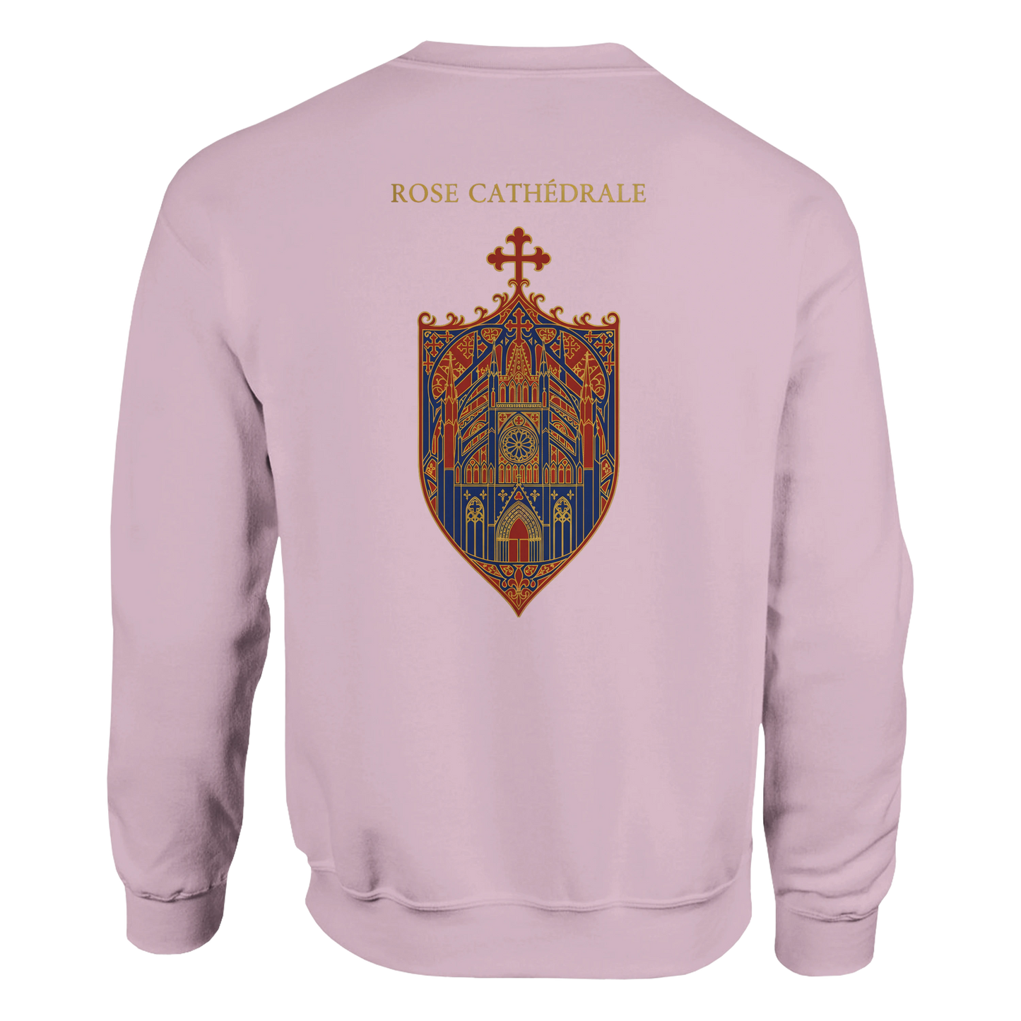 Sweat-shirt Femme Rose Cathédrale – Confort et Style Classique