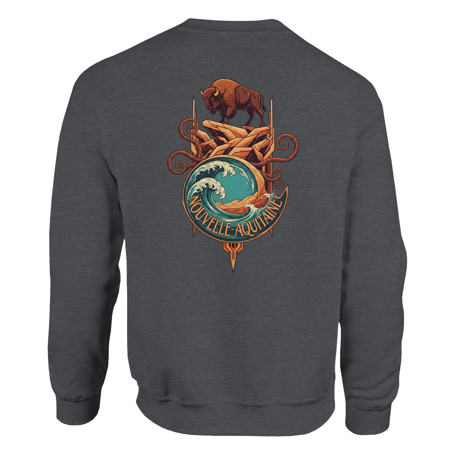 Sweat-shirt Unisexe Nouvelle-Aquitaine – Confort et Qualité Premium
