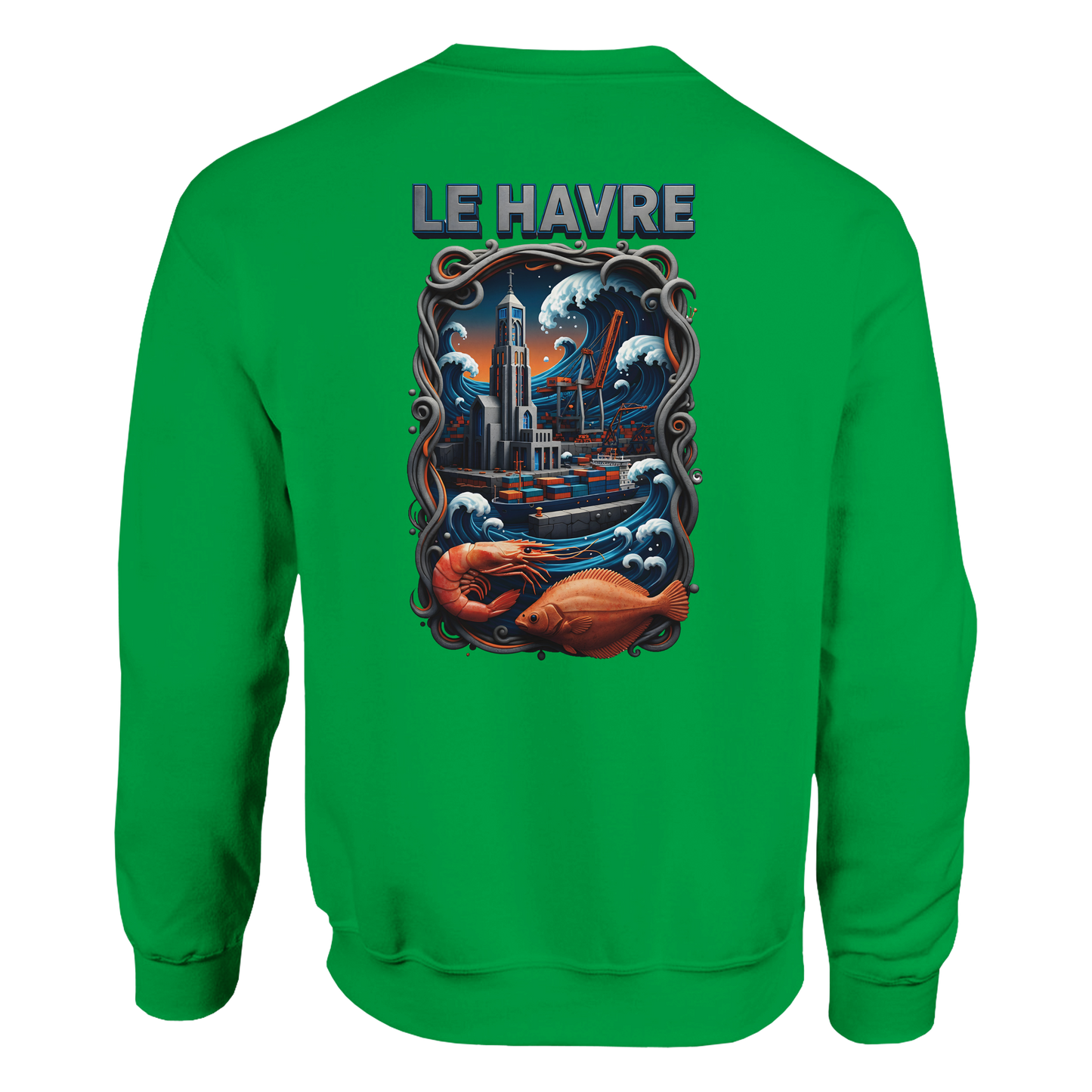 Sweat-shirt Unisexe Le Havre – Pull Classique Confortable
