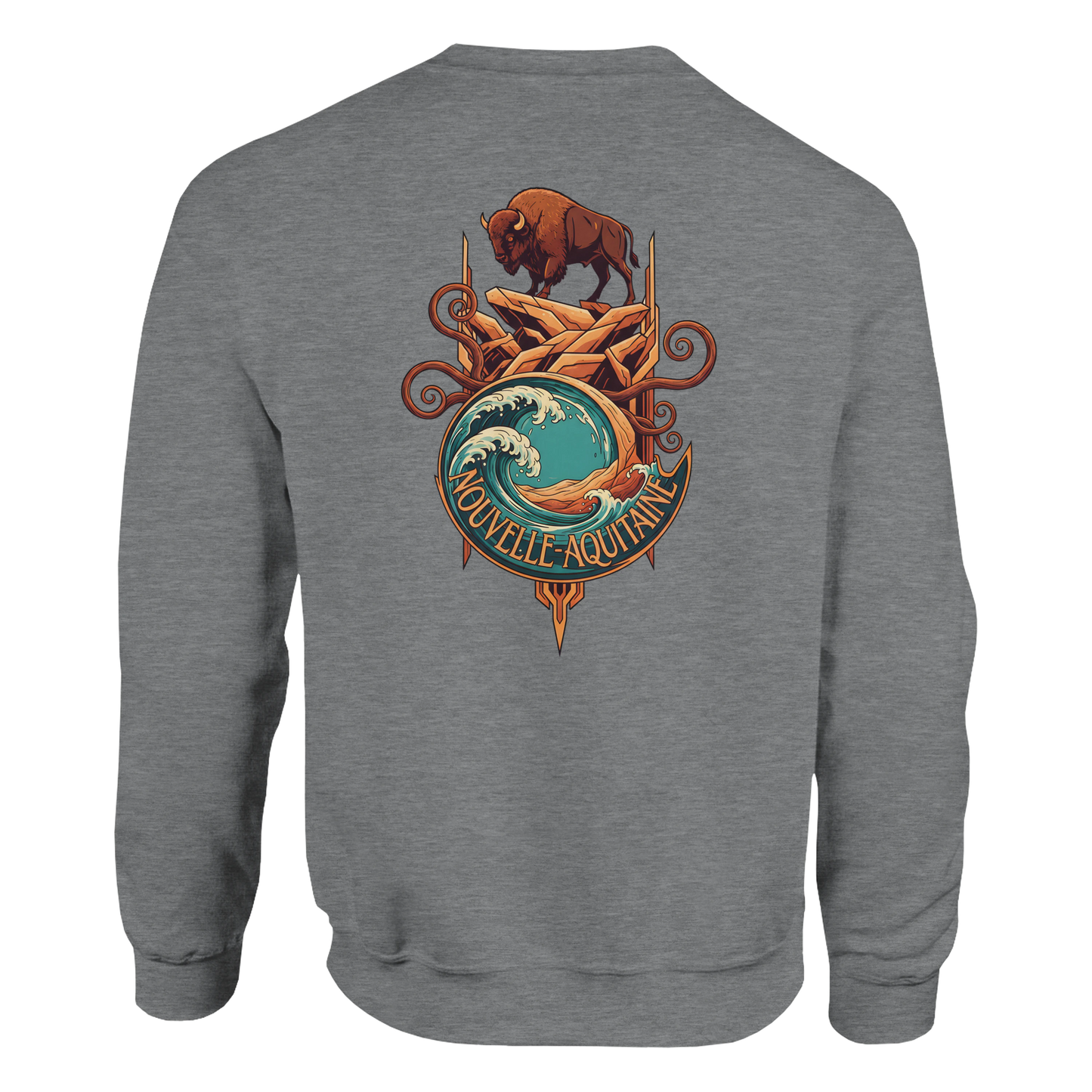 Sweat-shirt Unisexe Nouvelle-Aquitaine – Confort et Qualité Premium