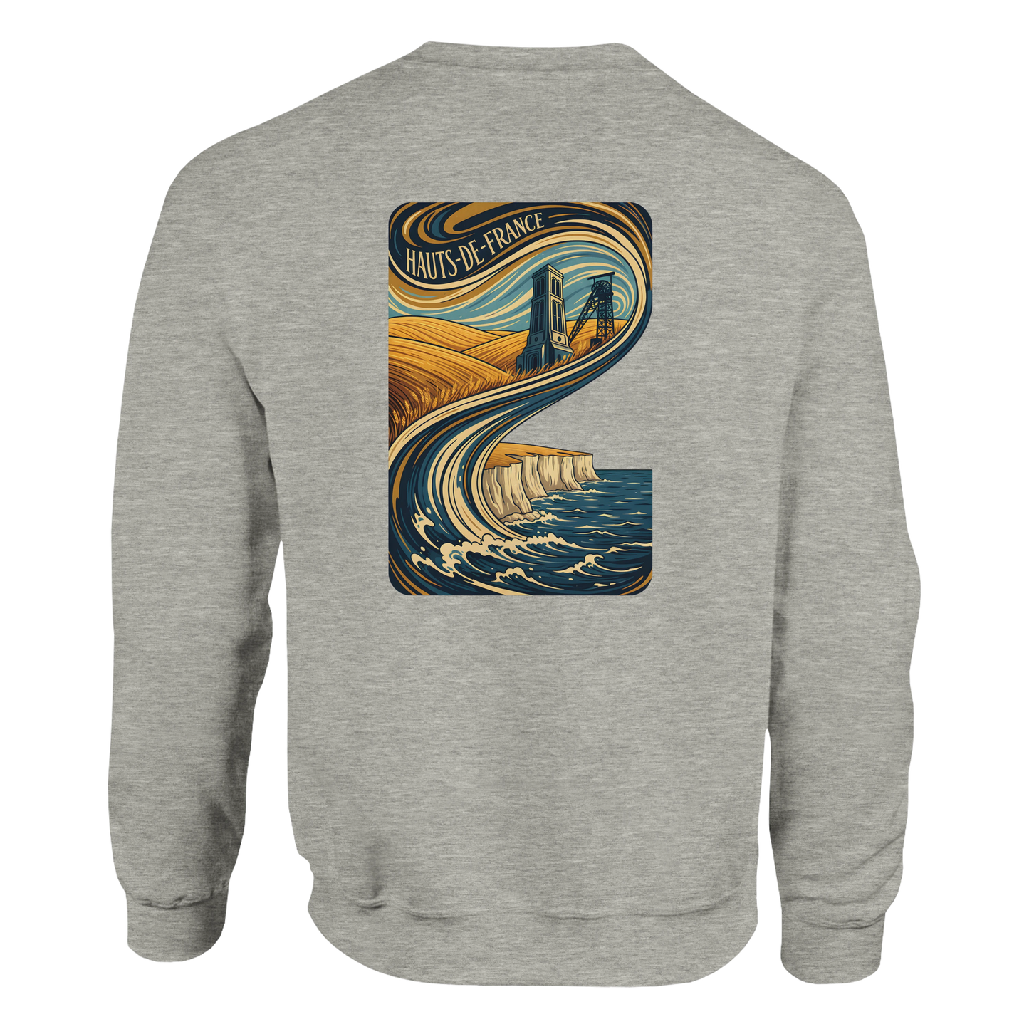 Sweat-shirt Unisexe Haut de France - Confort Premium et Design Classique