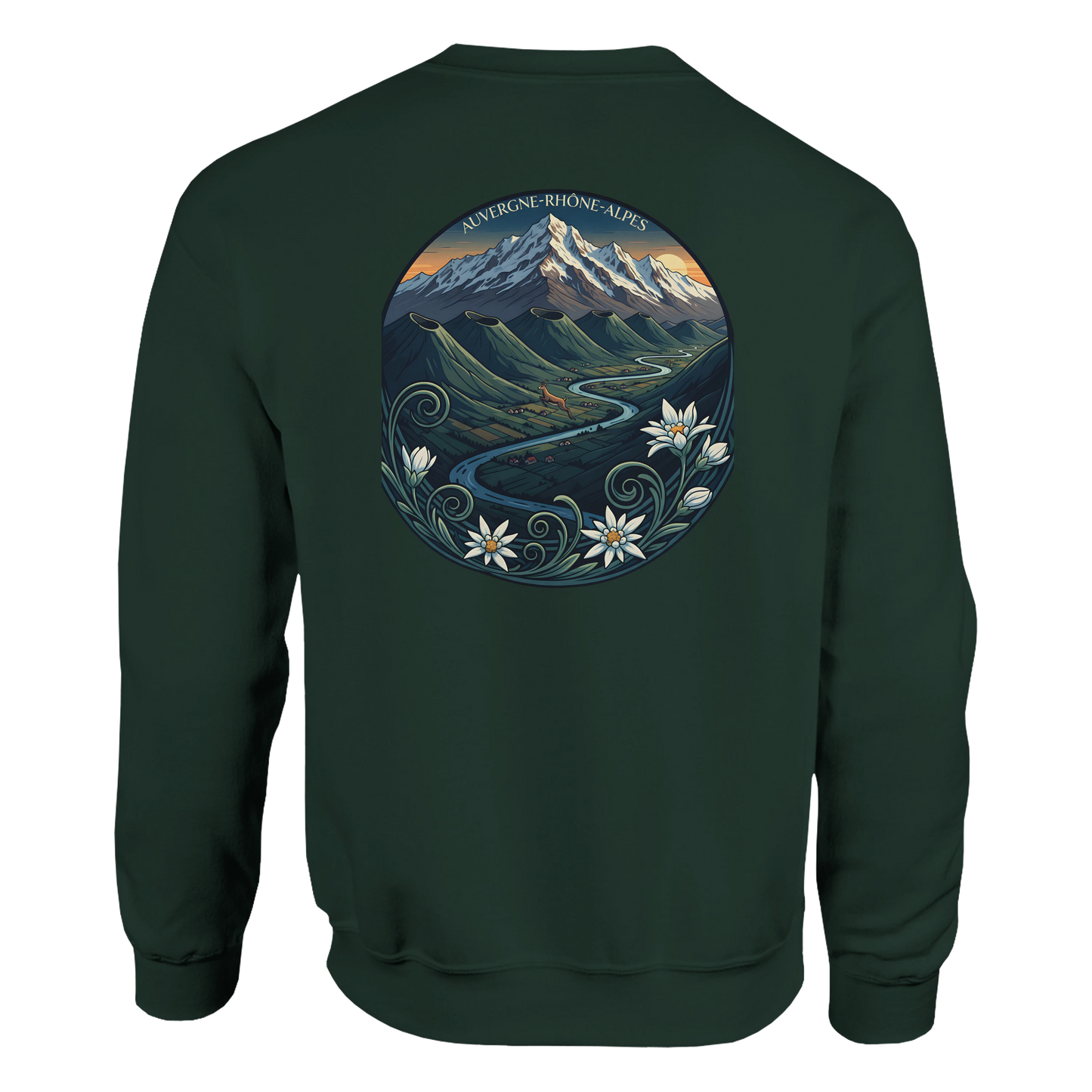Sweat-shirt Unisexe Auvergne-Rhône-Alpes – Confort Classique