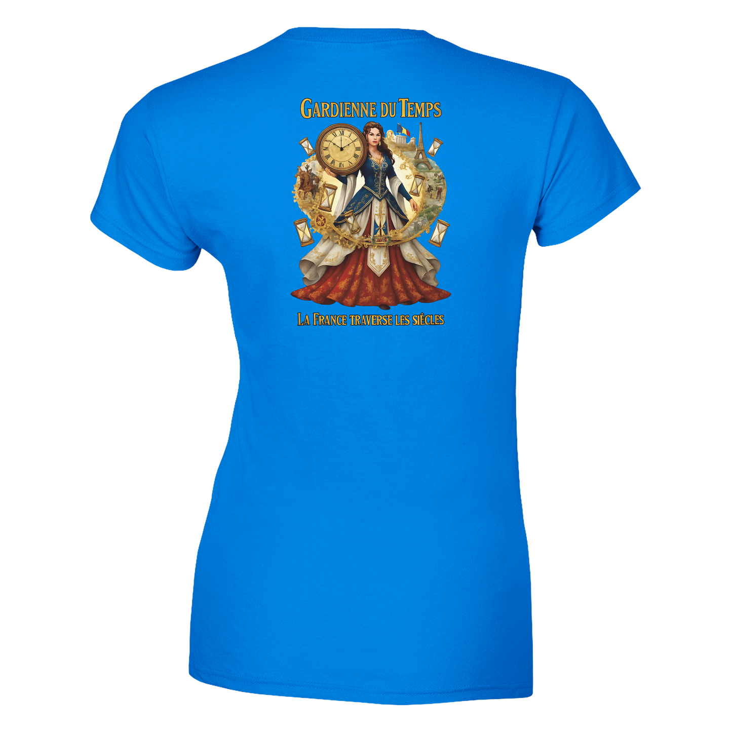 T-shirt Femme Gardienne du Temps - Coton Bio Style Unique