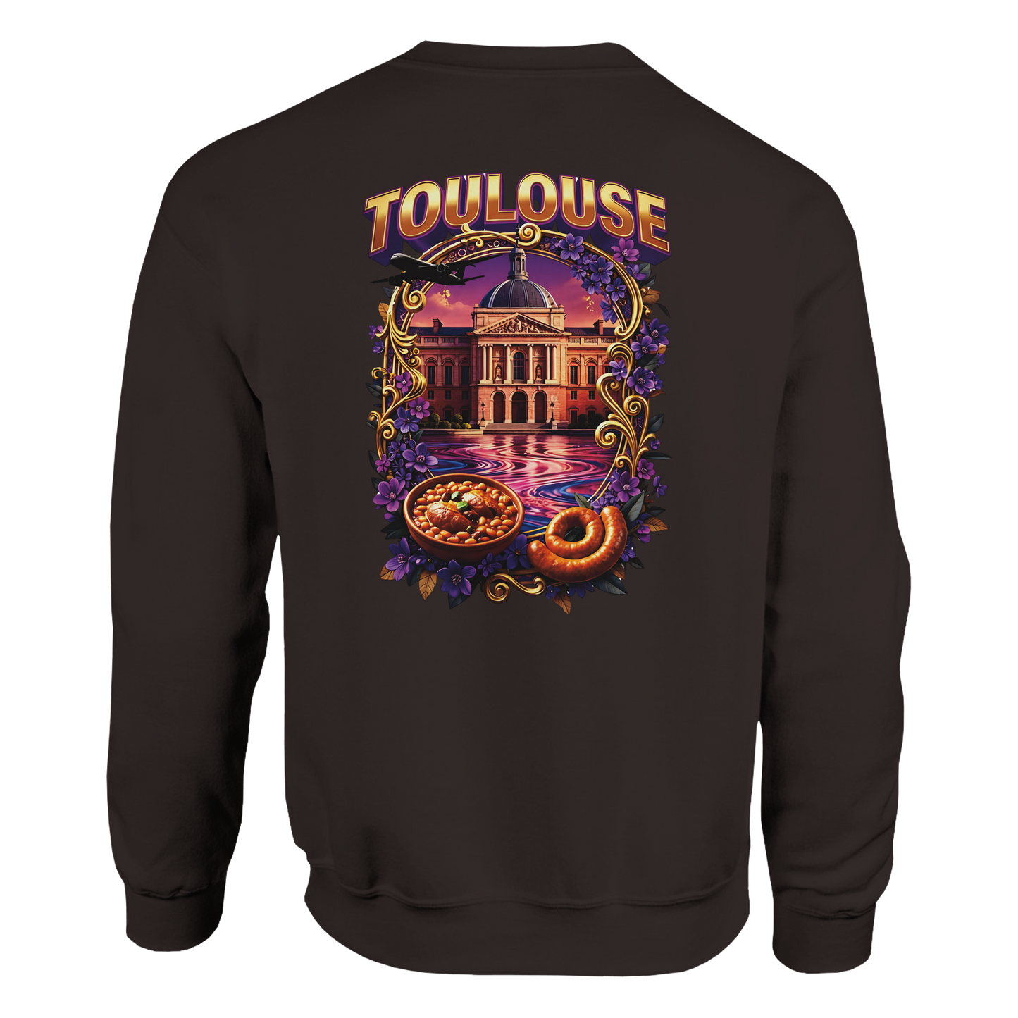 Sweat-shirt Unisexe Toulouse – Design Ville de France