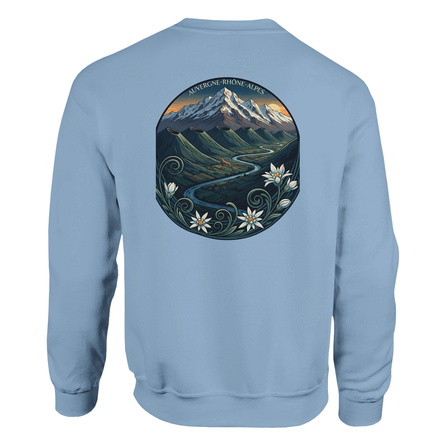 Sweat-shirt Unisexe Auvergne-Rhône-Alpes – Confort Classique