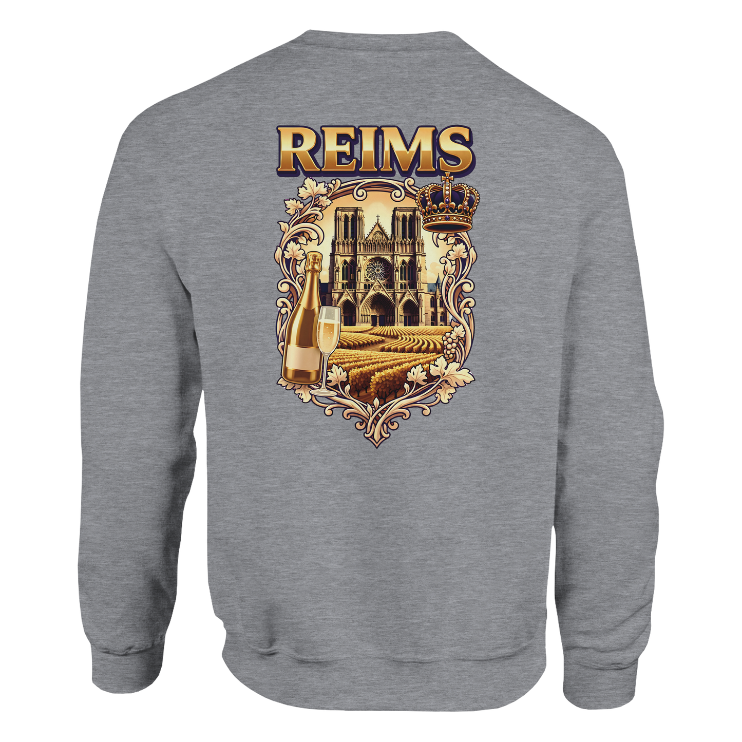Sweat-shirt Reims – Sweat à col rond confortable en coton mélangé