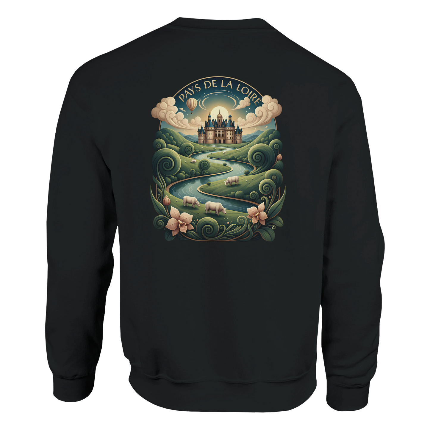 Sweat-shirt Unisexe Pays de la Loire – Confort Premium et Coupe Classique