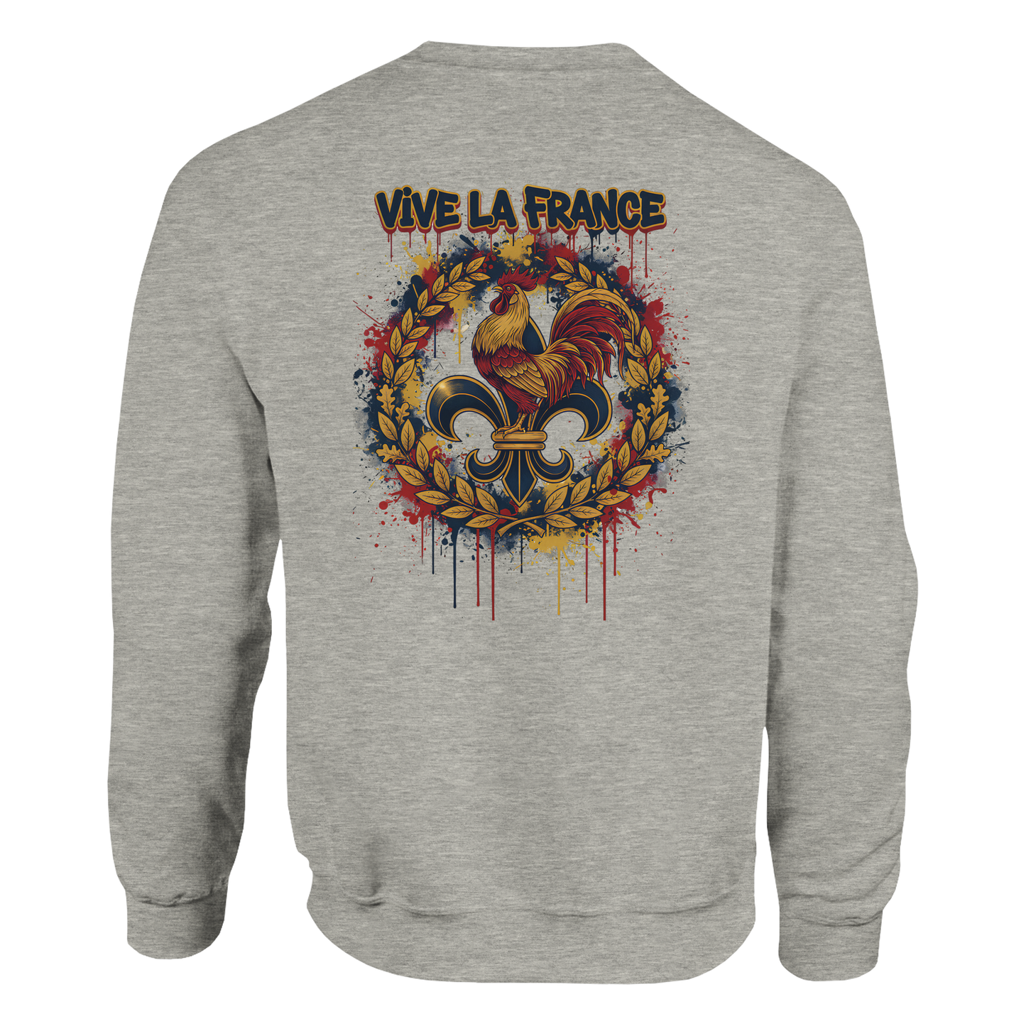 Sweat-shirt Homme Vive la France – Confort et Style Patriotique