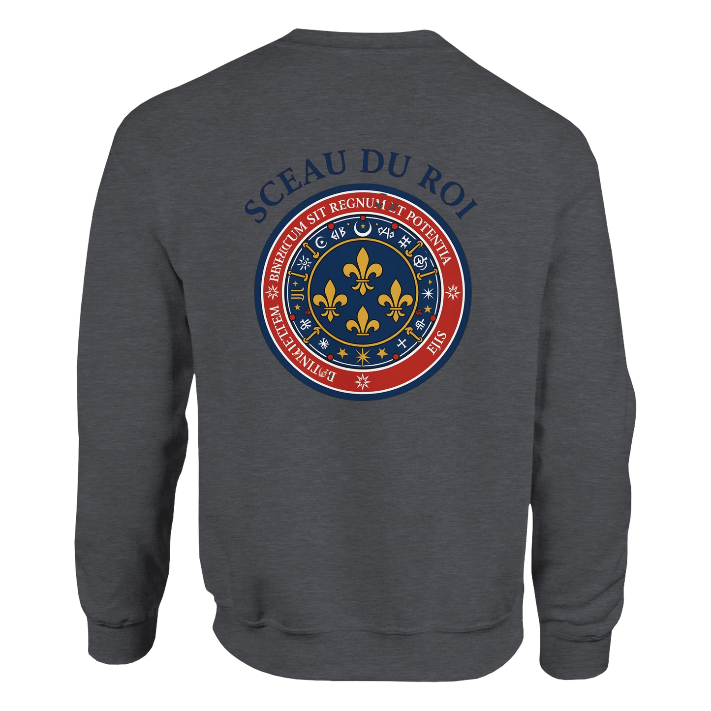 Sweat-shirt Homme Le Sceau du Roi - Coupe Classique Confortable