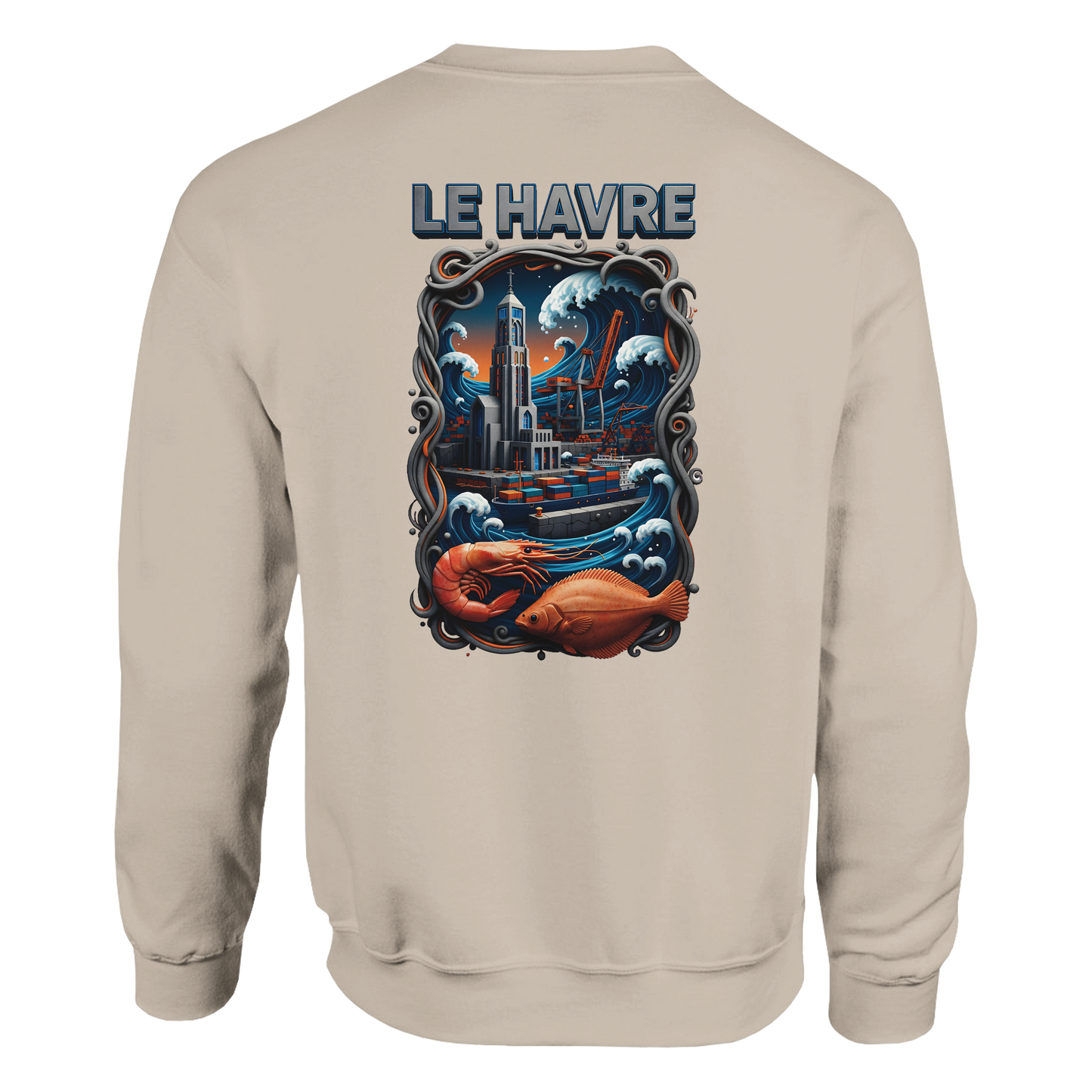 Sweat-shirt Unisexe Le Havre – Pull Classique Confortable