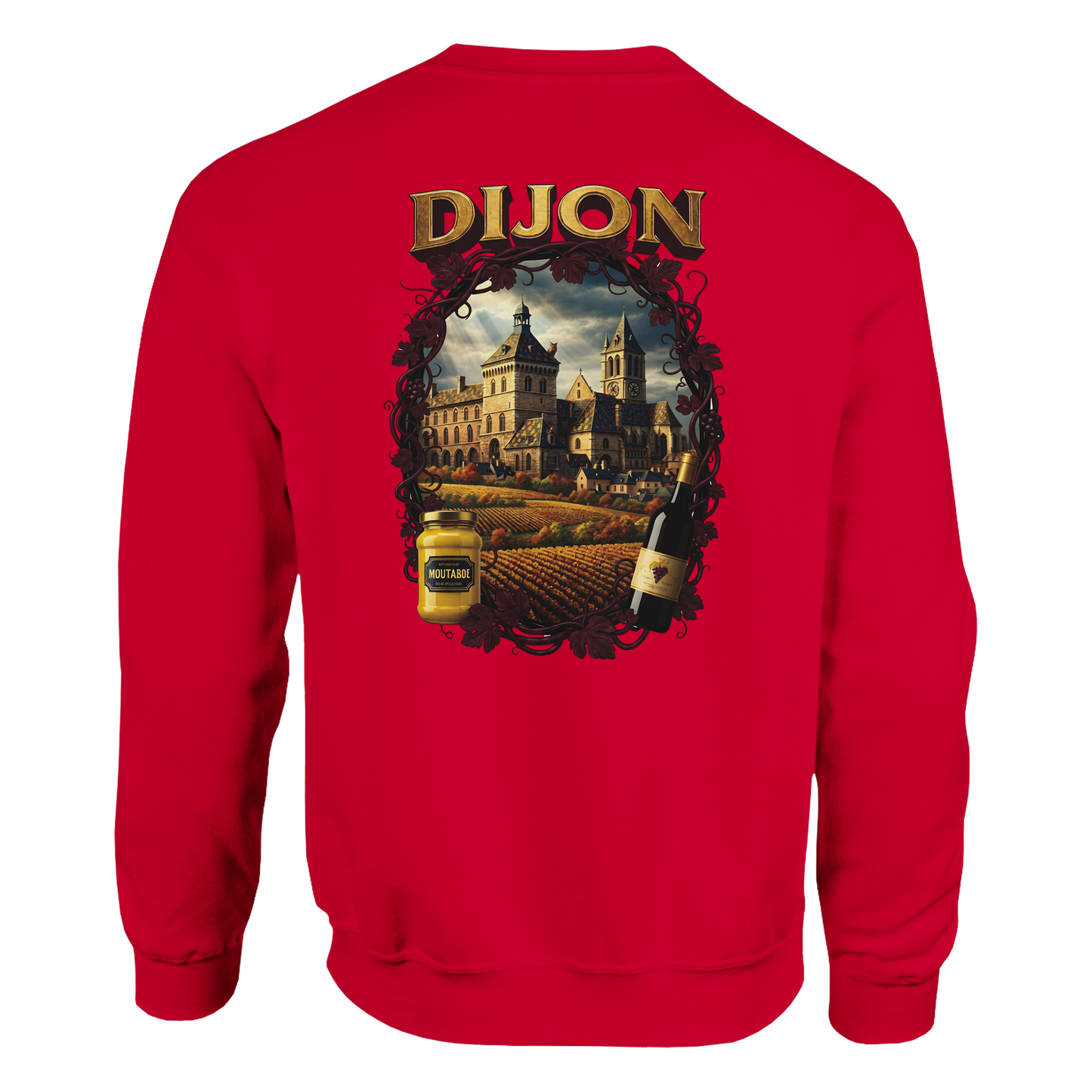 Sweat-shirt Unisexe Dijon – Ville de France – Coupe Classique Confortable