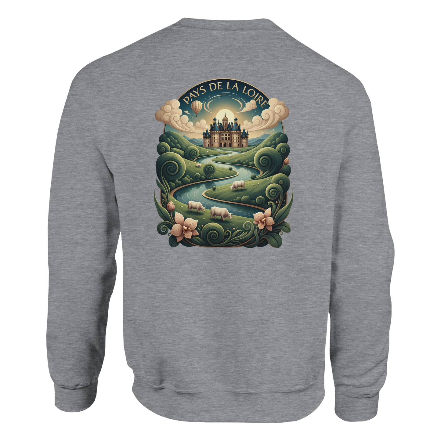 Sweat-shirt Unisexe Pays de la Loire – Confort Premium et Coupe Classique