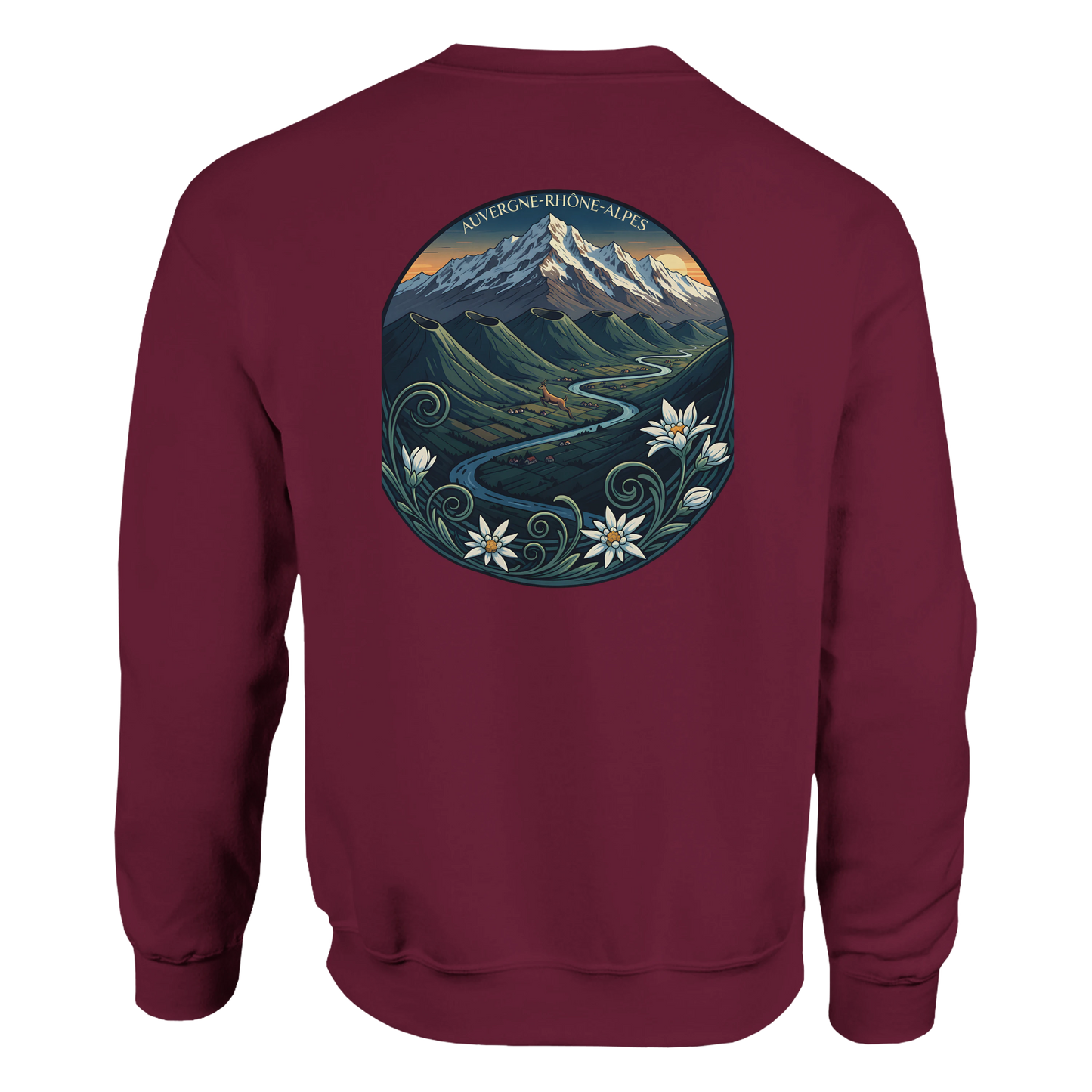 Sweat-shirt Unisexe Auvergne-Rhône-Alpes – Confort Classique