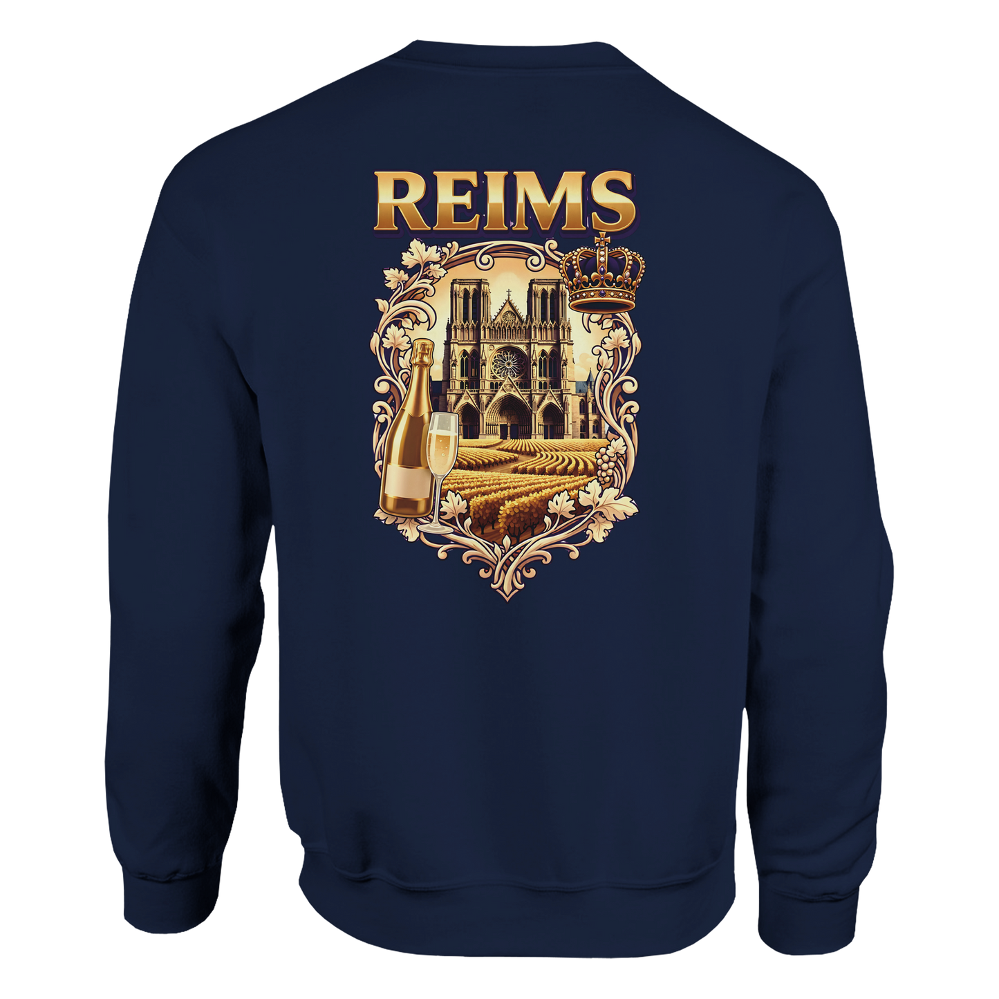 Sweat-shirt Reims – Sweat à col rond confortable en coton mélangé