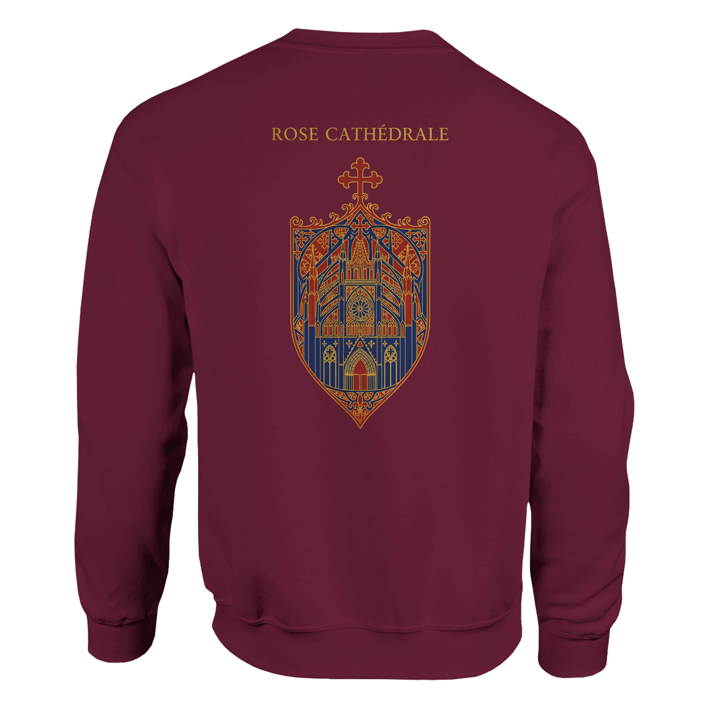 Sweat-shirt Femme Rose Cathédrale – Confort et Style Classique