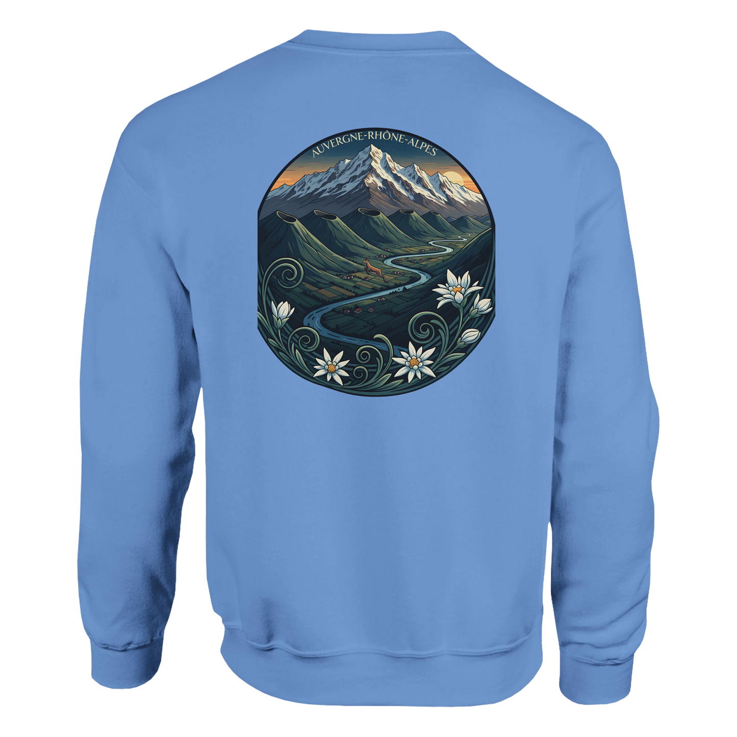 Sweat-shirt Unisexe Auvergne-Rhône-Alpes – Confort Classique