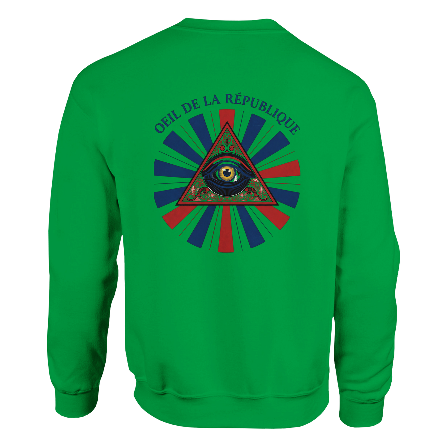 Sweat-shirt Homme Œil de la République - Confort Premium et Design Graphique