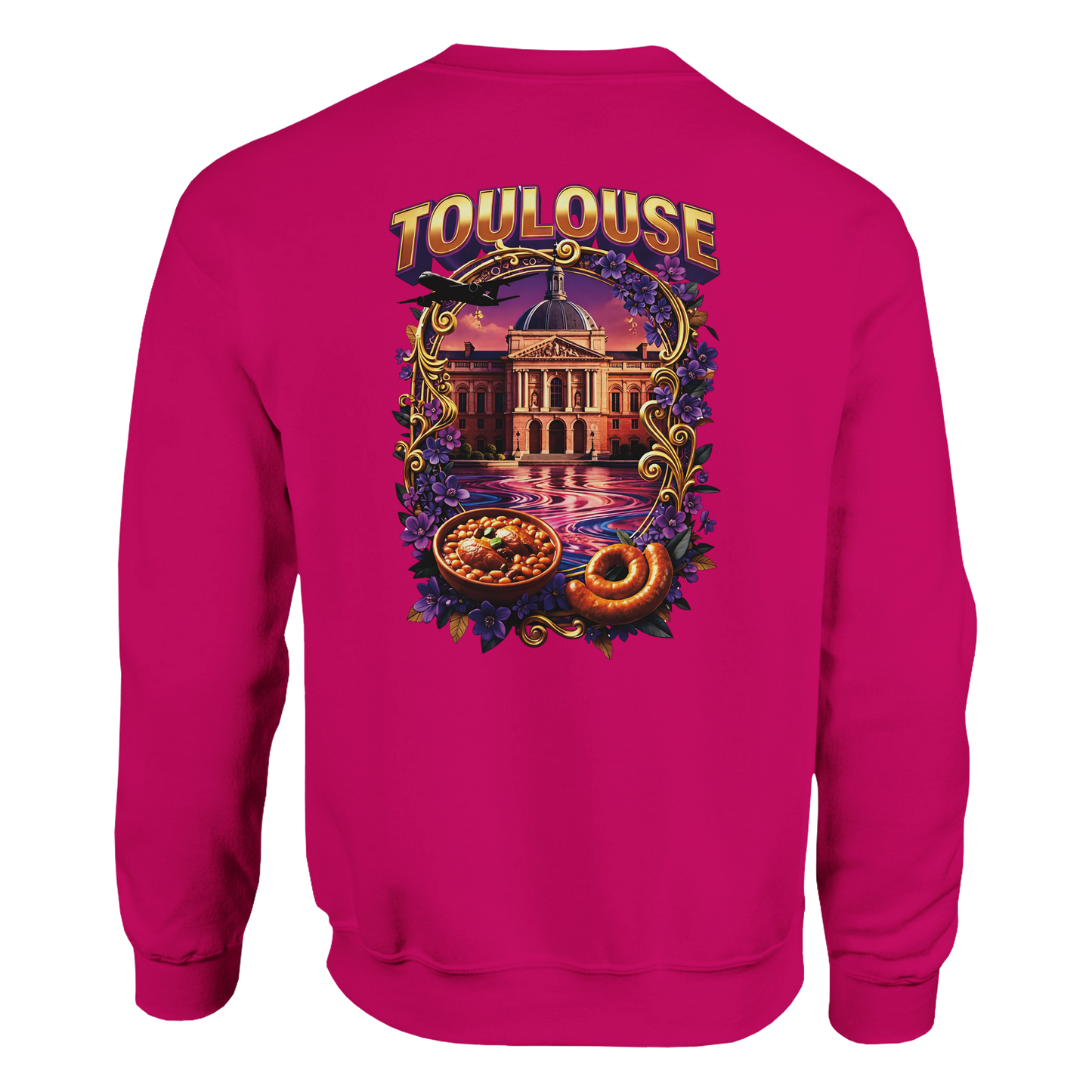 Sweat-shirt Unisexe Toulouse – Design Ville de France