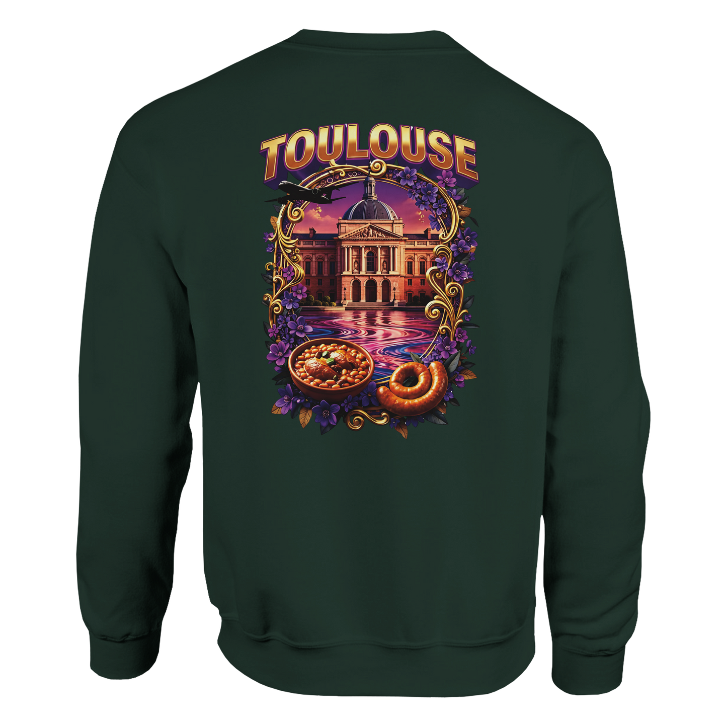 Sweat-shirt Unisexe Toulouse – Design Ville de France