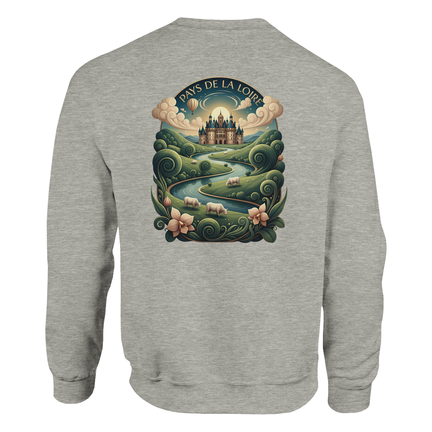 Sweat-shirt Unisexe Pays de la Loire – Confort Premium et Coupe Classique