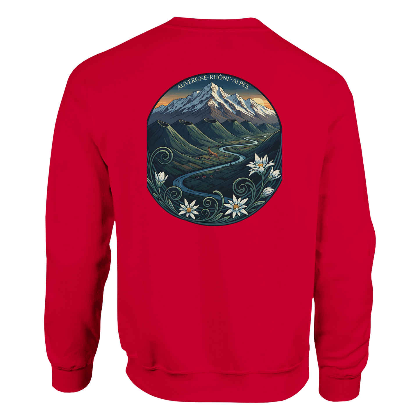 Sweat-shirt Unisexe Auvergne-Rhône-Alpes – Confort Classique