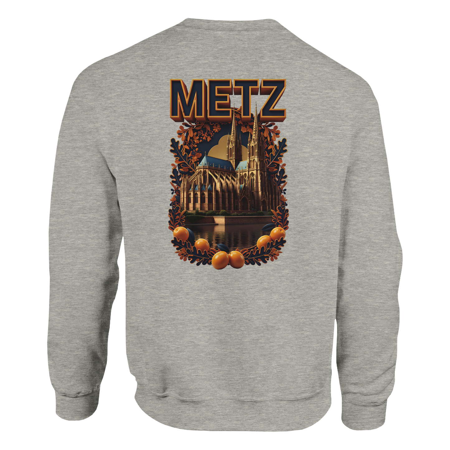 Sweat-shirt unisexe Metz – Coupe classique et confort premium