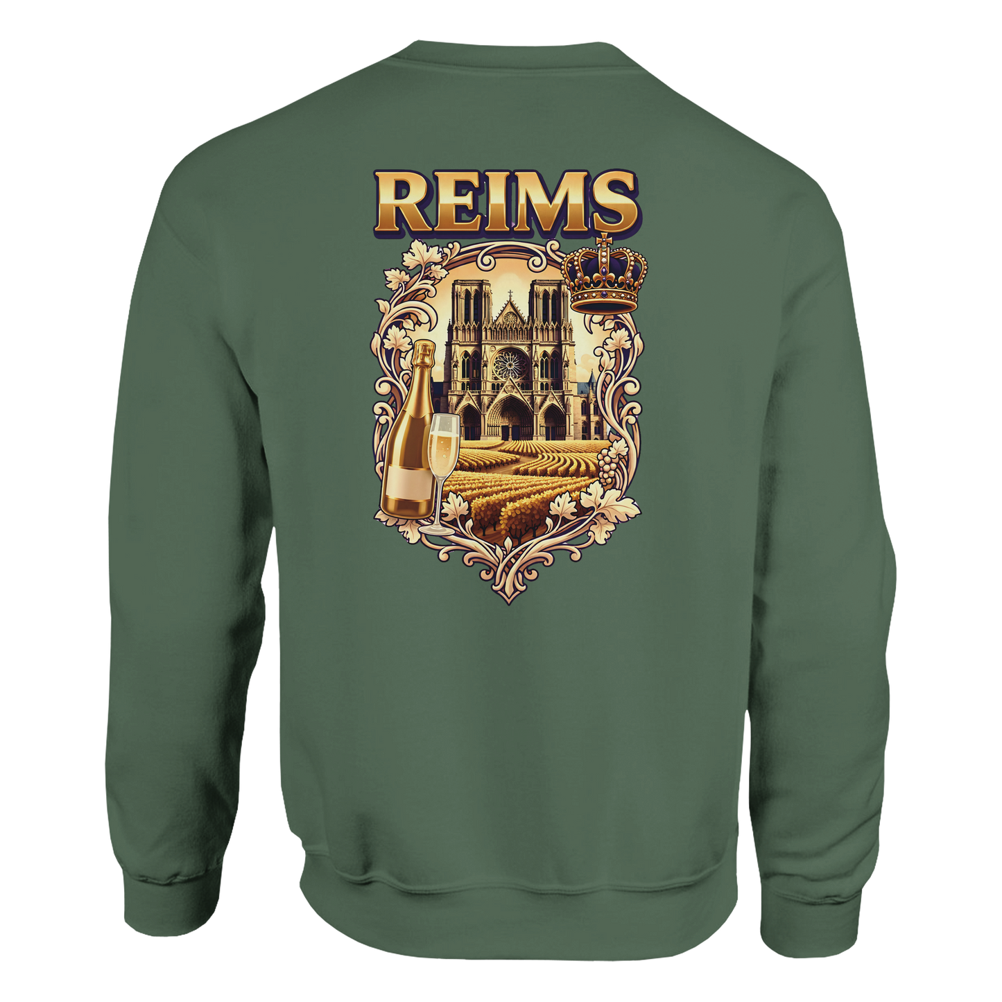 Sweat-shirt Reims – Sweat à col rond confortable en coton mélangé