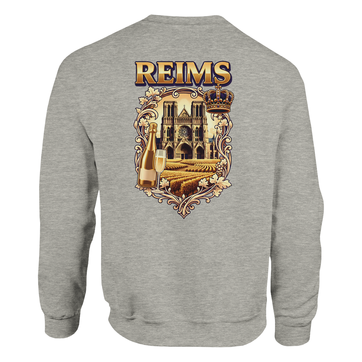 Sweat-shirt Reims – Sweat à col rond confortable en coton mélangé
