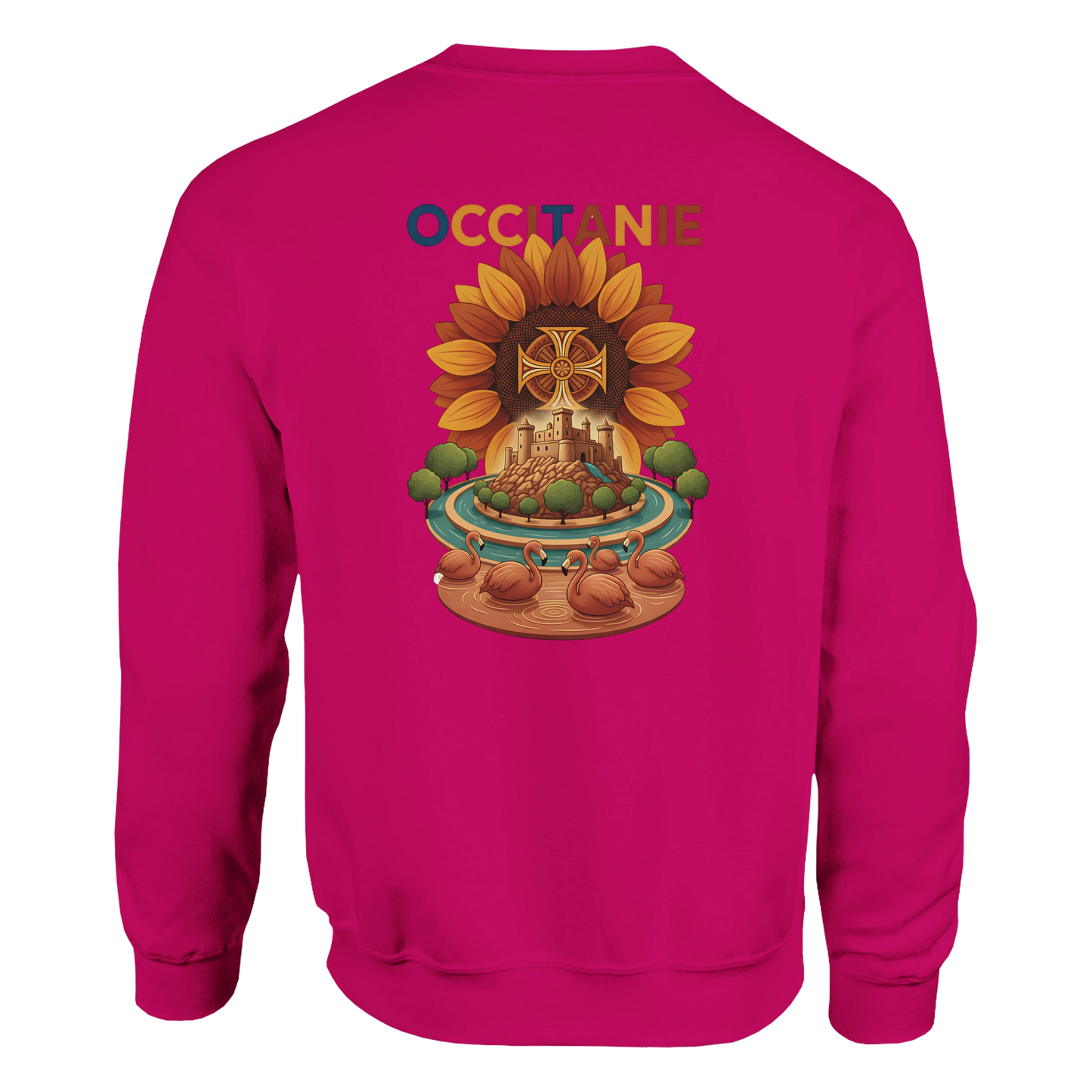 Sweat-shirt Unisexe Occitanie – Sweat Confortable et Résistant