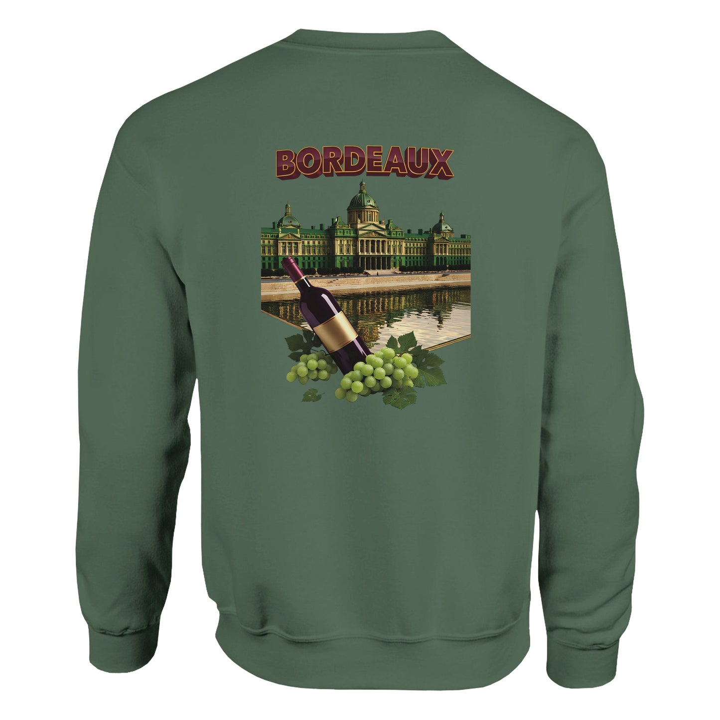 Sweat-shirt Unisexe Bordeaux Ville de France – Classique et Confortable