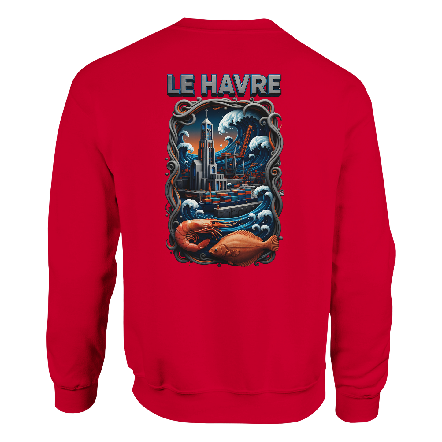 Sweat-shirt Unisexe Le Havre – Pull Classique Confortable