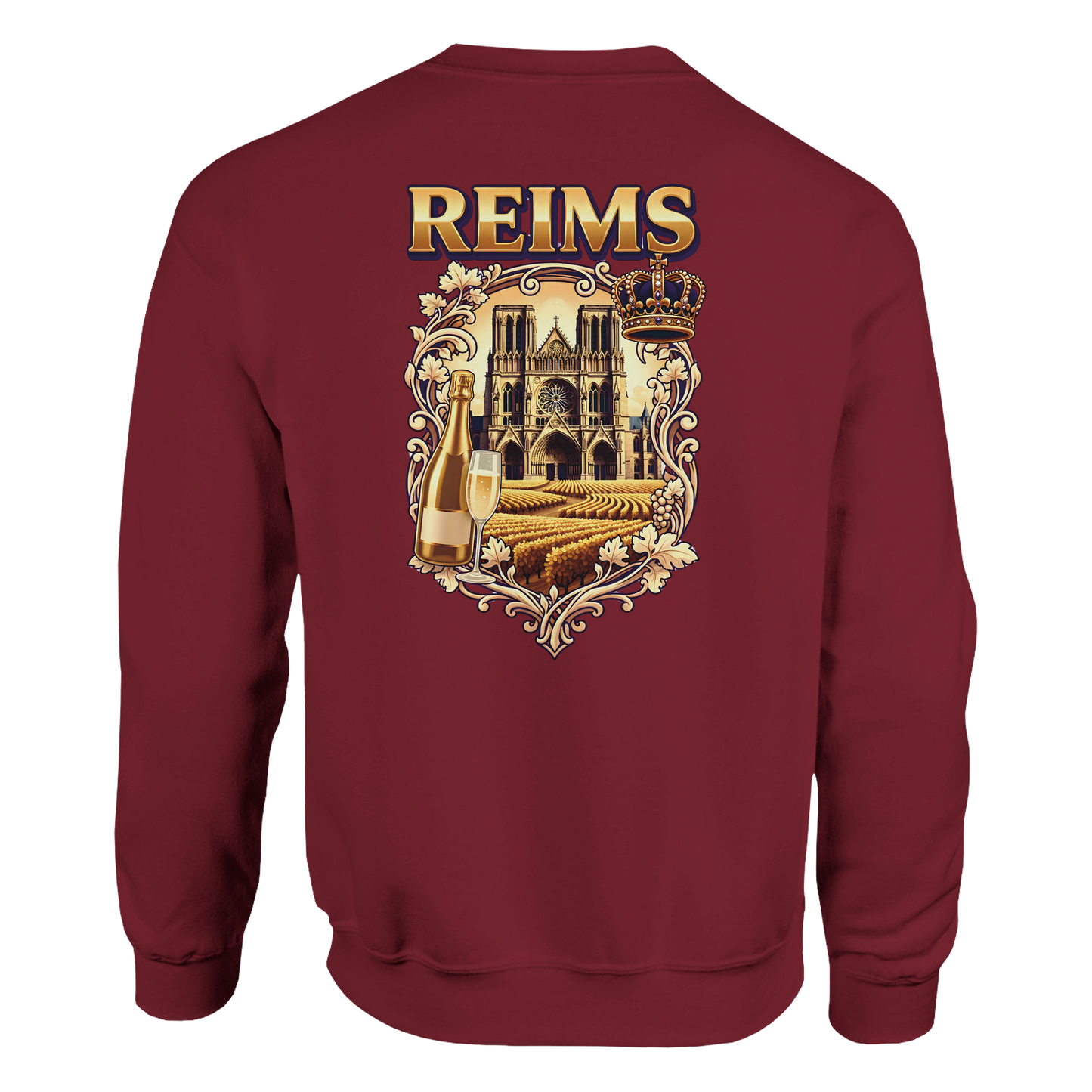Sweat-shirt Reims – Sweat à col rond confortable en coton mélangé