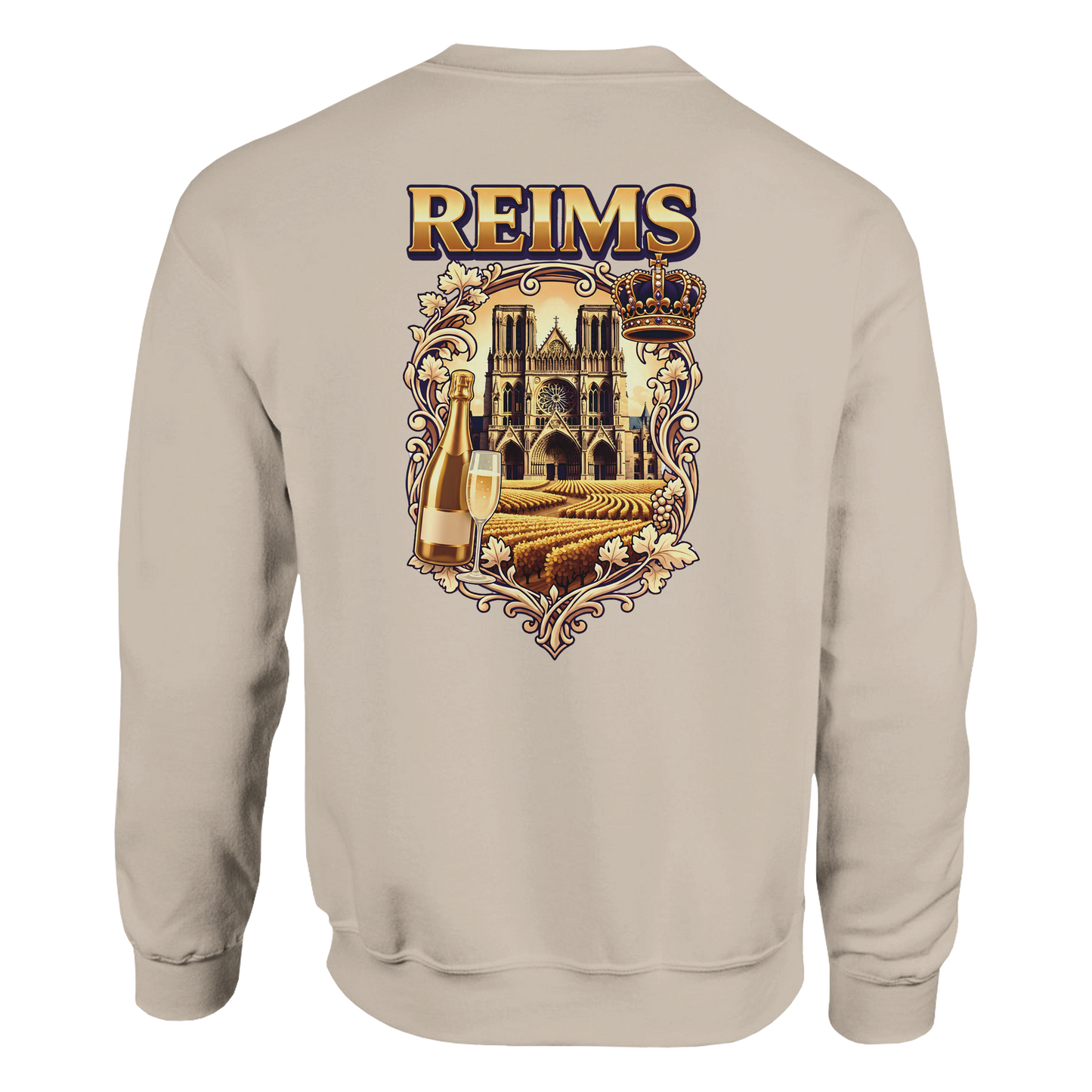 Sweat-shirt Reims – Sweat à col rond confortable en coton mélangé
