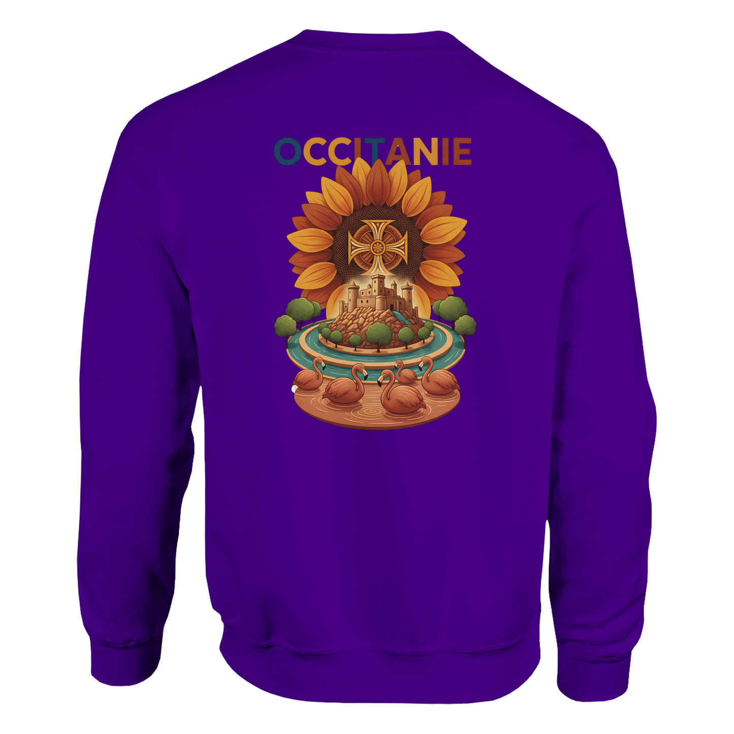 Sweat-shirt Unisexe Occitanie – Sweat Confortable et Résistant