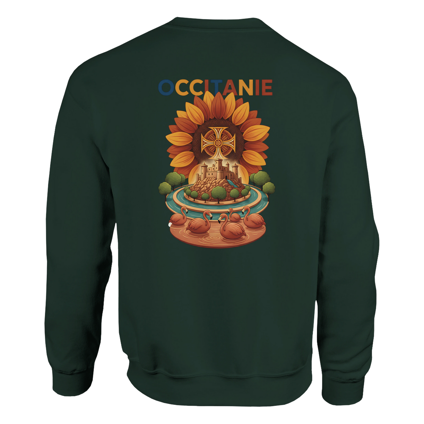 Sweat-shirt Unisexe Occitanie – Sweat Confortable et Résistant
