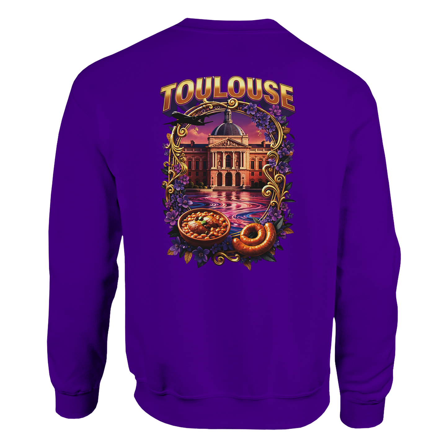 Sweat-shirt Unisexe Toulouse – Design Ville de France