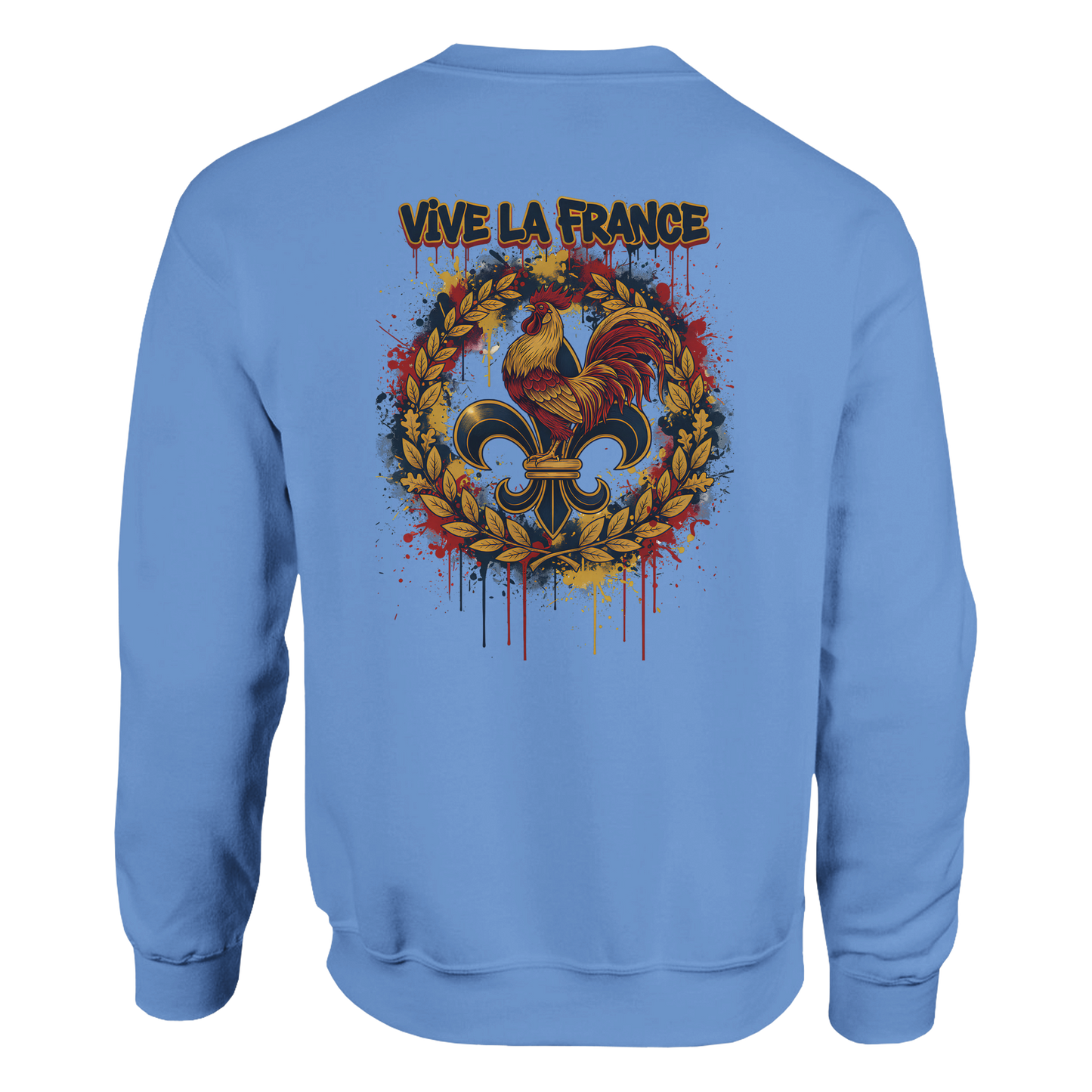 Sweat-shirt Homme Vive la France – Confort et Style Patriotique