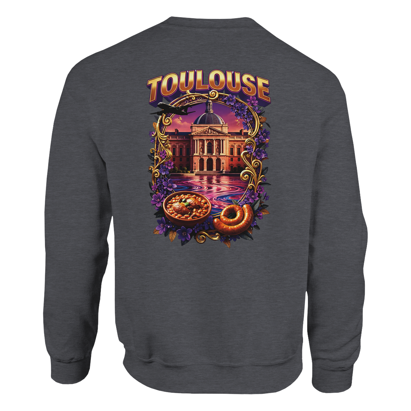Sweat-shirt Unisexe Toulouse – Design Ville de France