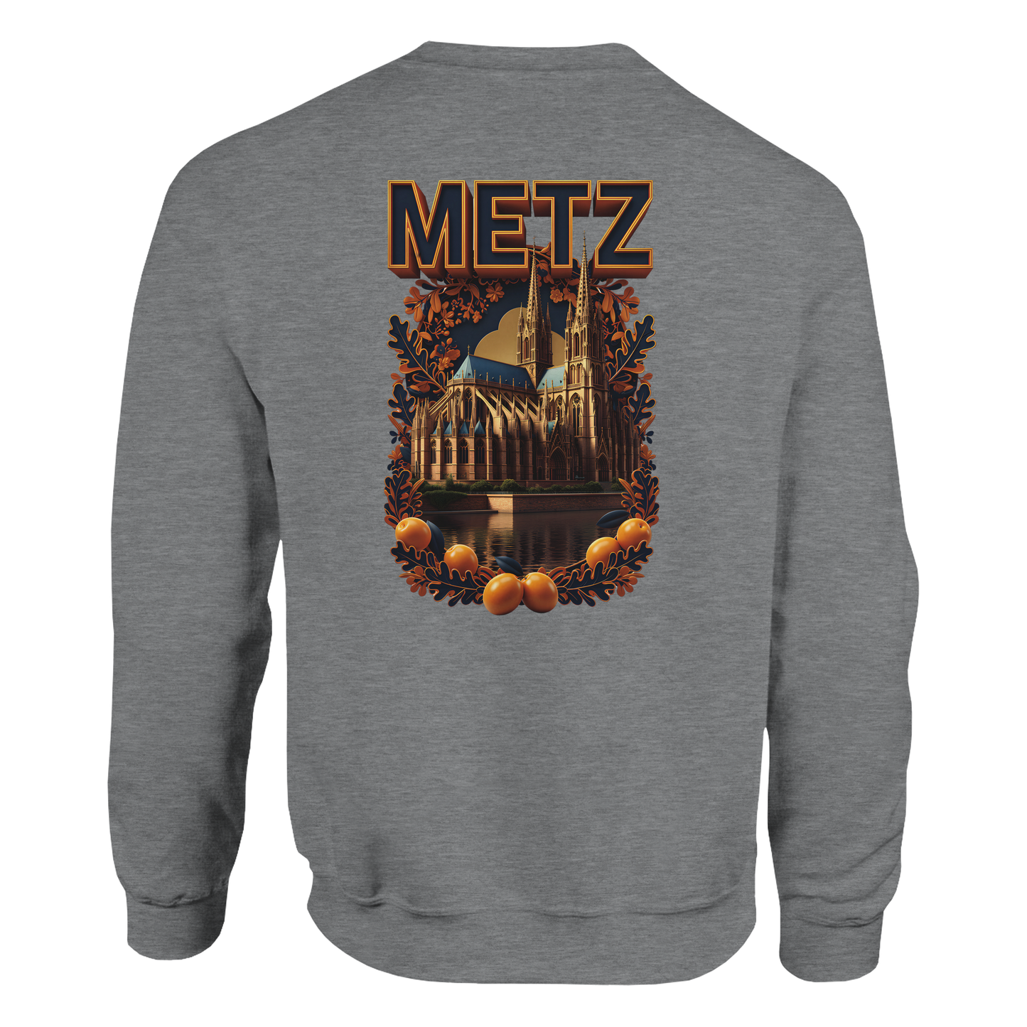 Sweat-shirt unisexe Metz – Coupe classique et confort premium