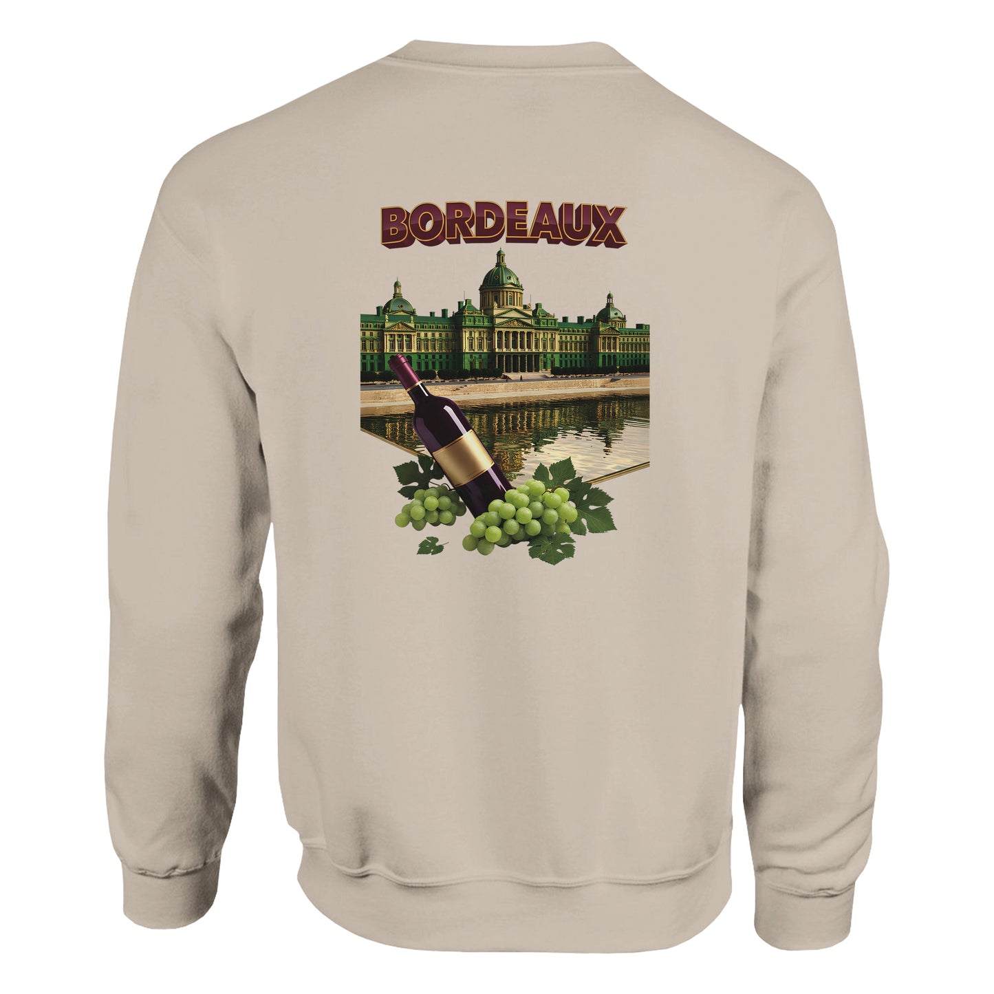 Sweat-shirt Unisexe Bordeaux Ville de France – Classique et Confortable