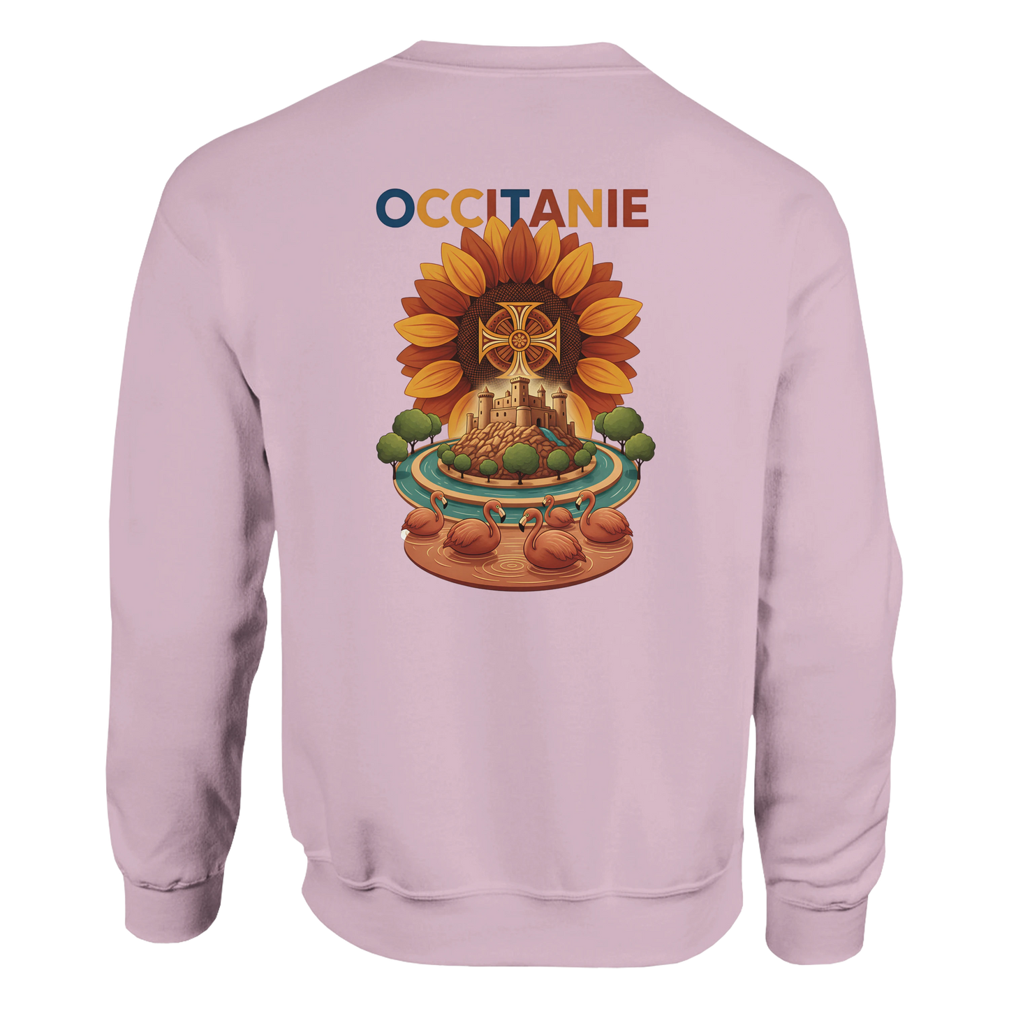 Sweat-shirt Unisexe Occitanie – Sweat Confortable et Résistant