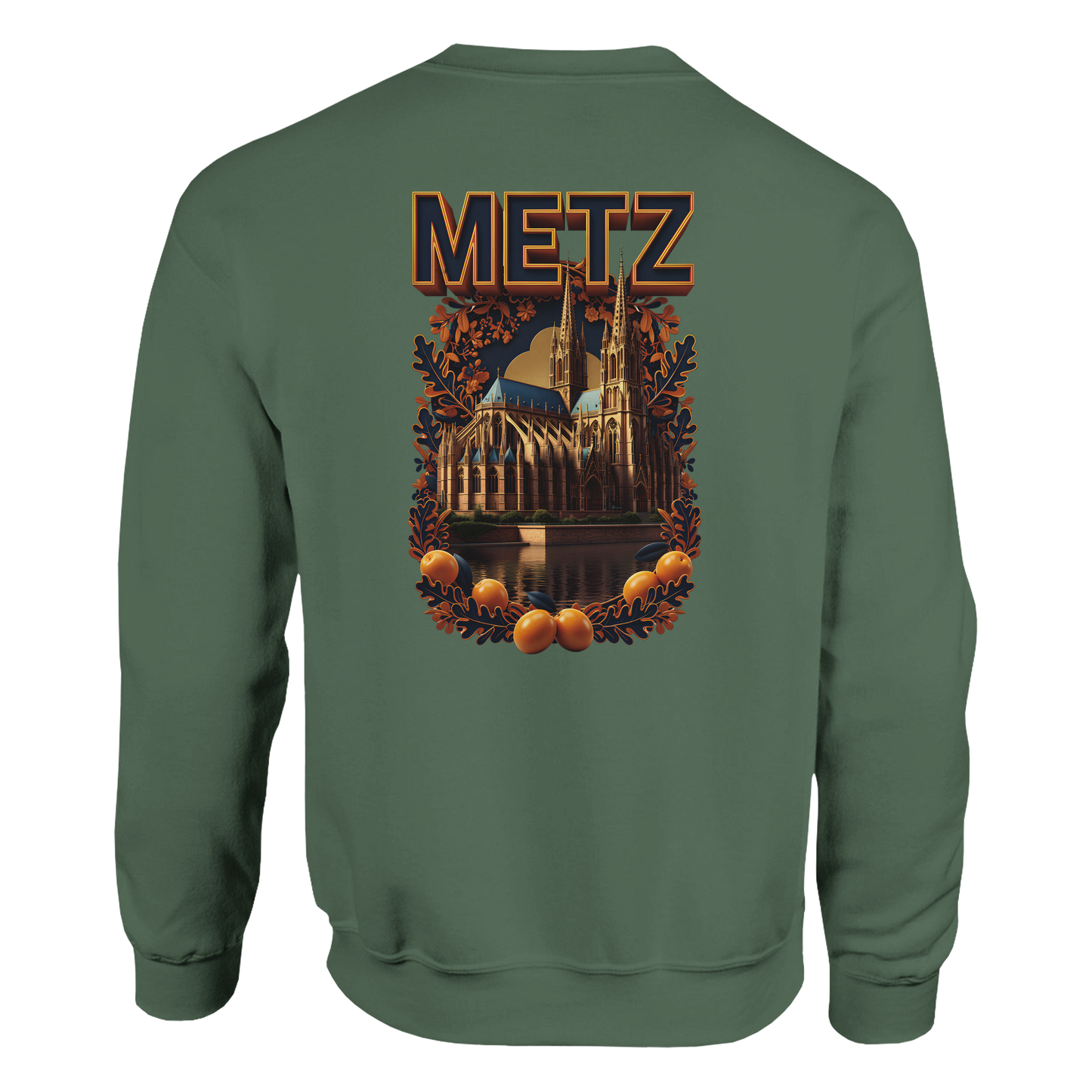 Sweat-shirt unisexe Metz – Coupe classique et confort premium