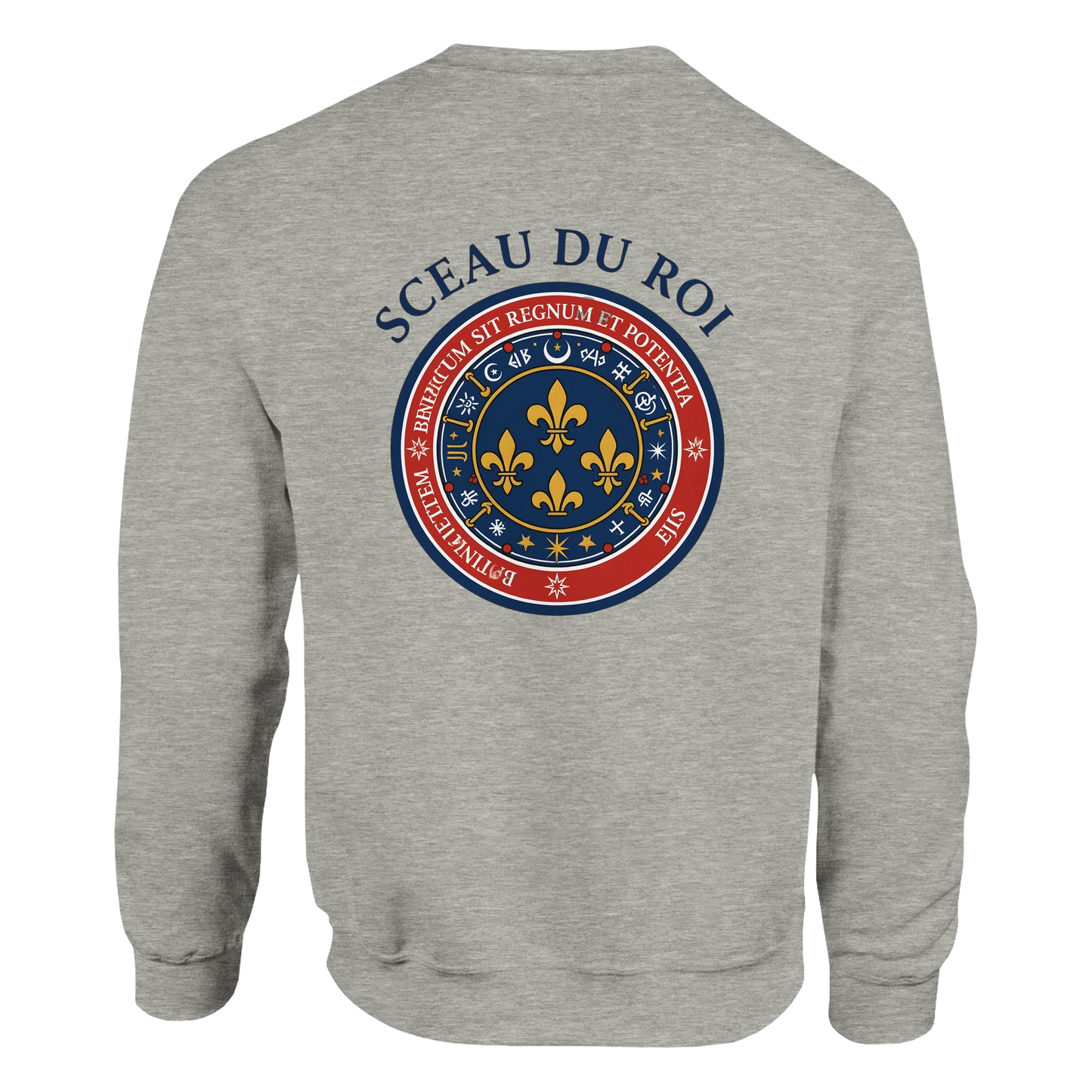 Sweat-shirt Homme Le Sceau du Roi - Coupe Classique Confortable