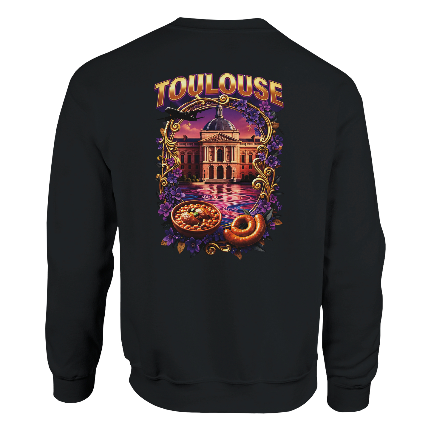Sweat-shirt Unisexe Toulouse – Design Ville de France