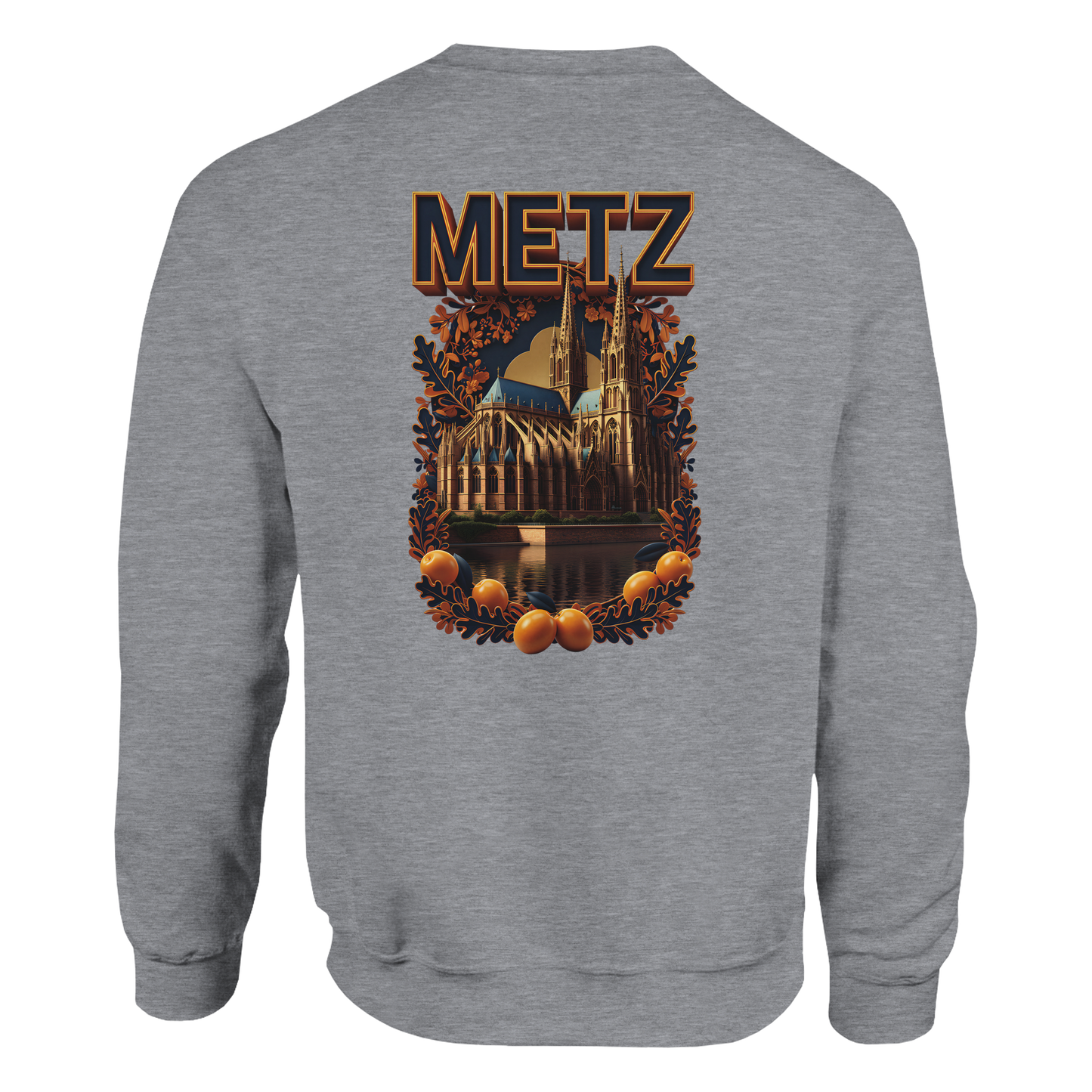 Sweat-shirt unisexe Metz – Coupe classique et confort premium