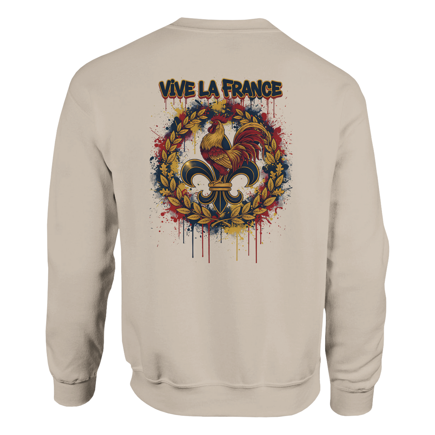 Sweat-shirt Homme Vive la France – Confort et Style Patriotique