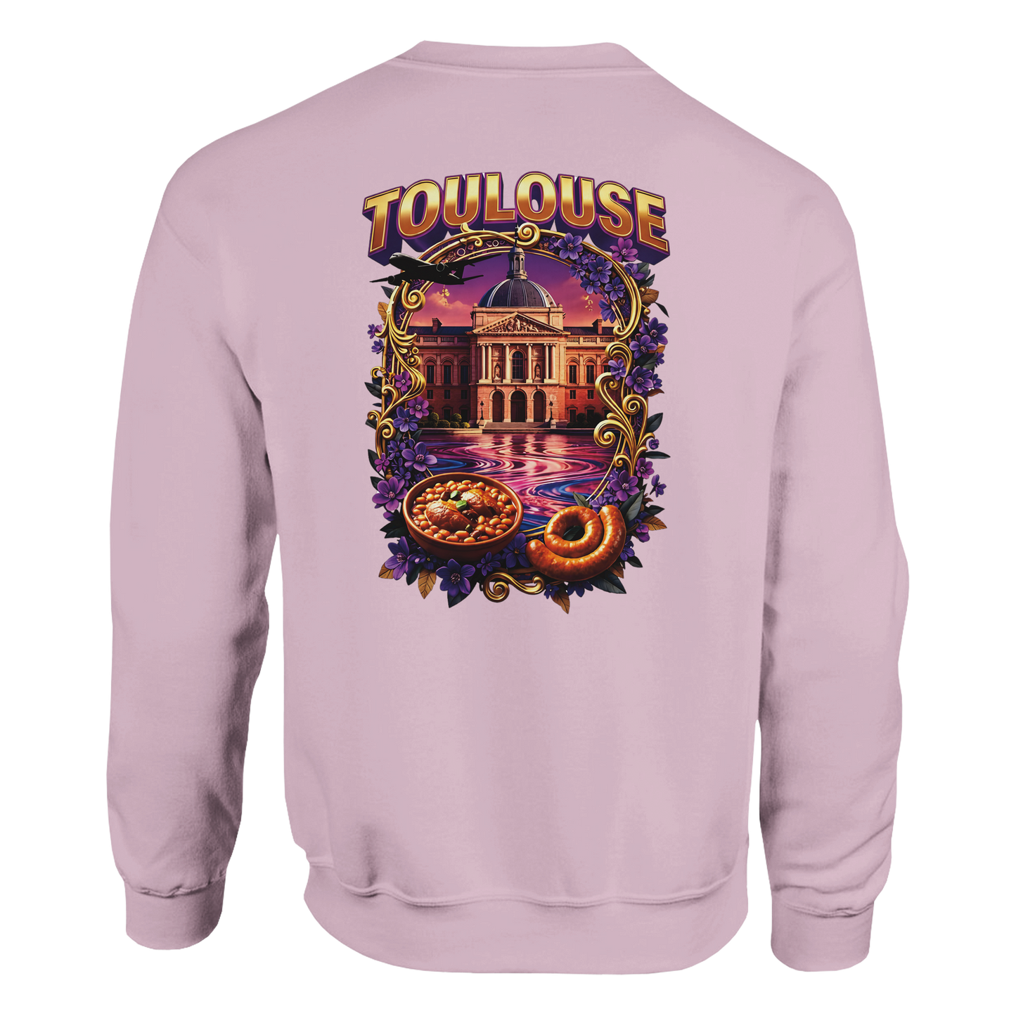 Sweat-shirt Unisexe Toulouse – Design Ville de France